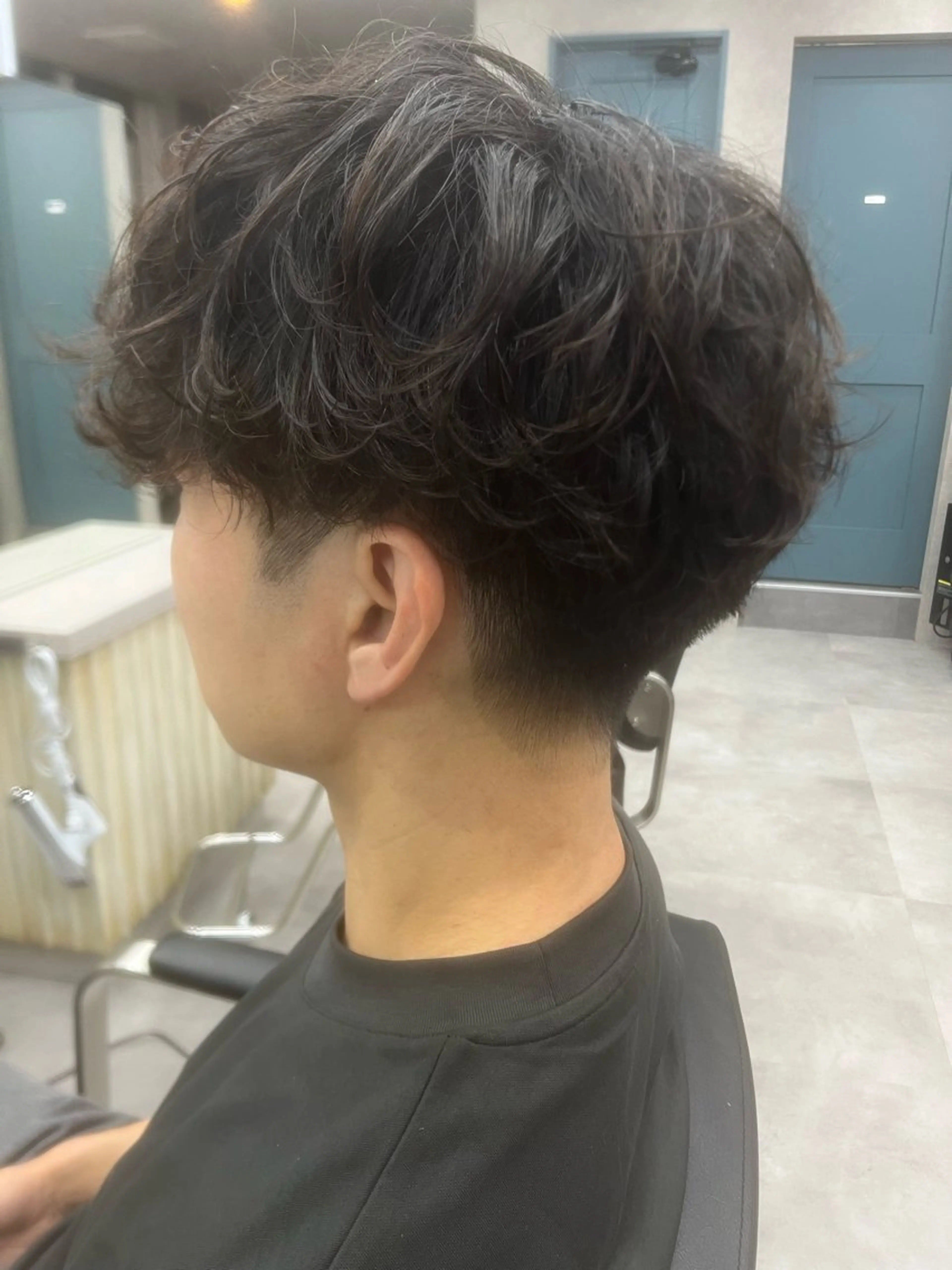 パーマ メンズ メンズパーマ カット パーマ トリートメント rawr hair rim所属・Rawr hair Rim店長 栗原柊のヘアスタイル