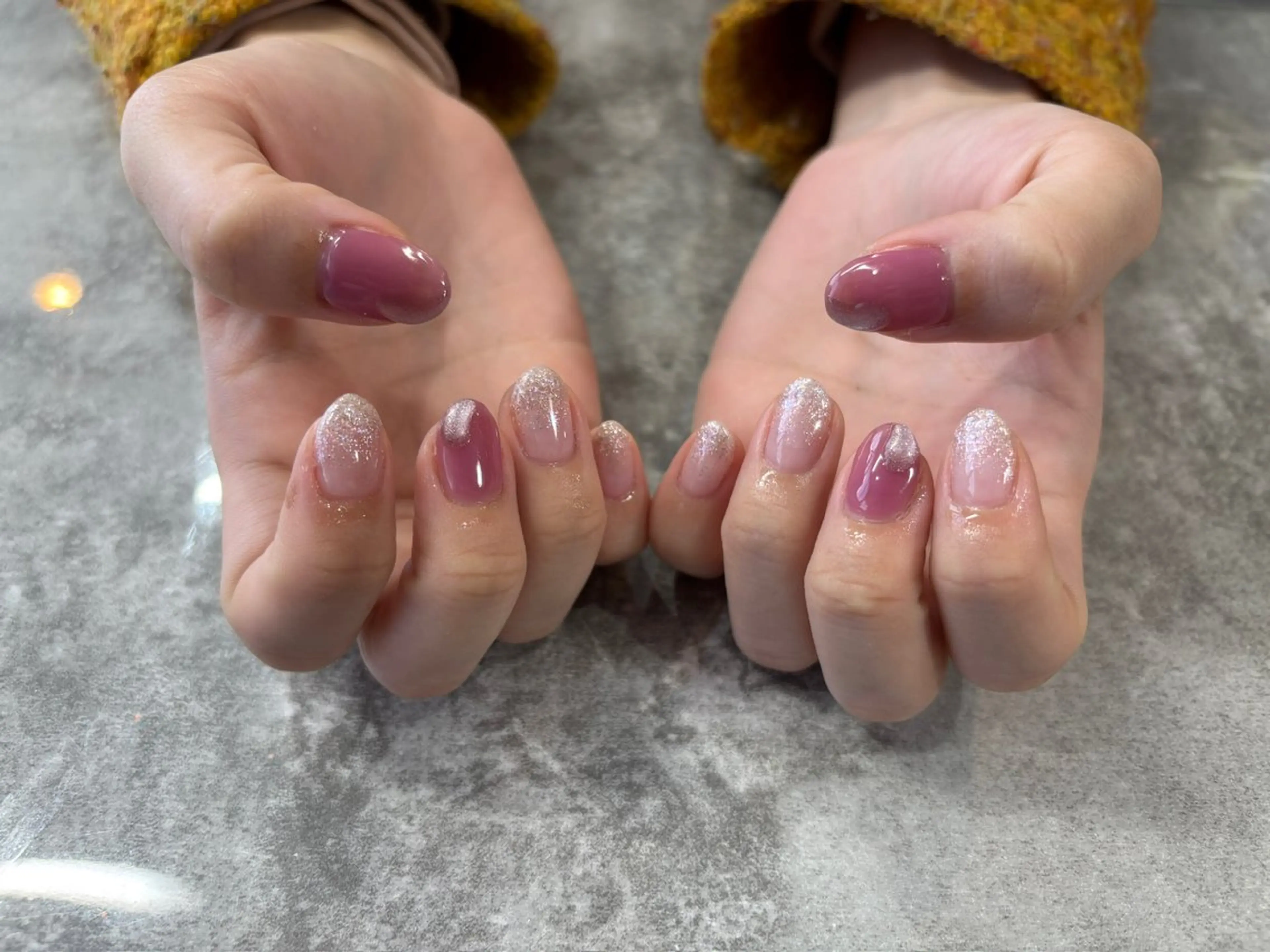 ネイル 大島 玲奈のネイルデザイン