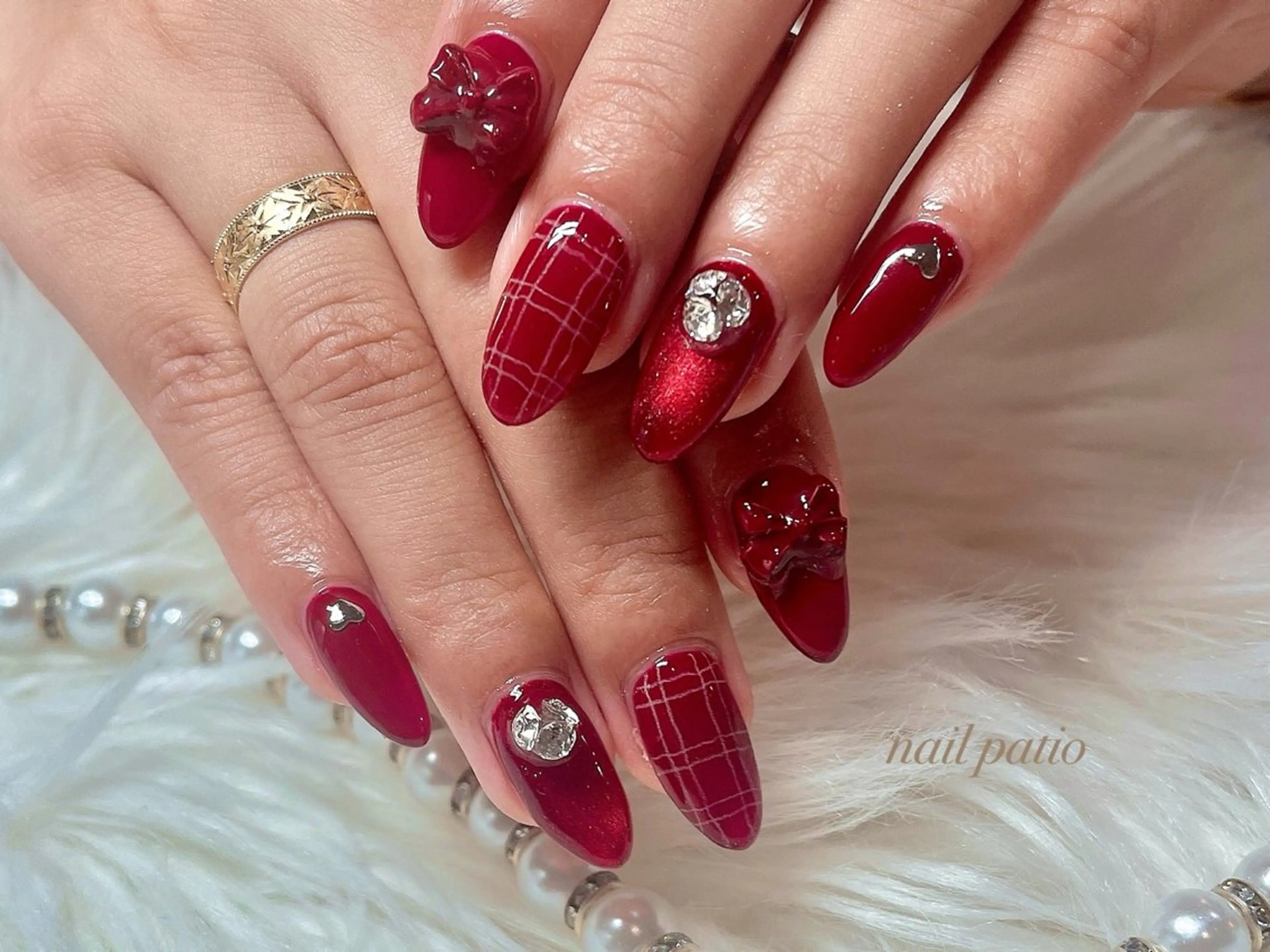 ネイル マグネットネイル nail patio yukiのネイルデザイン