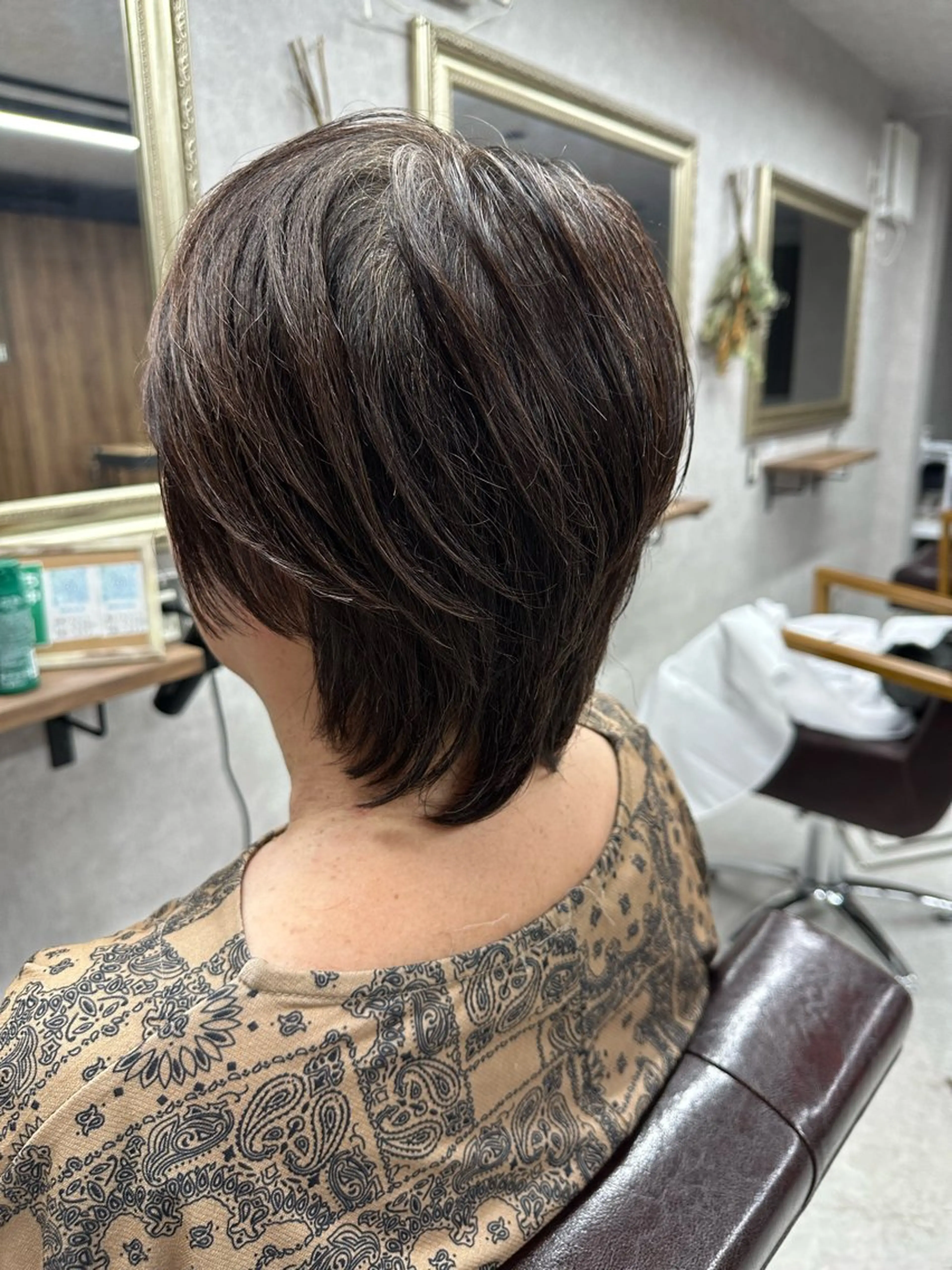 ショート カット ヘアカラー トリートメント Lien 深井店のヘアスタイル