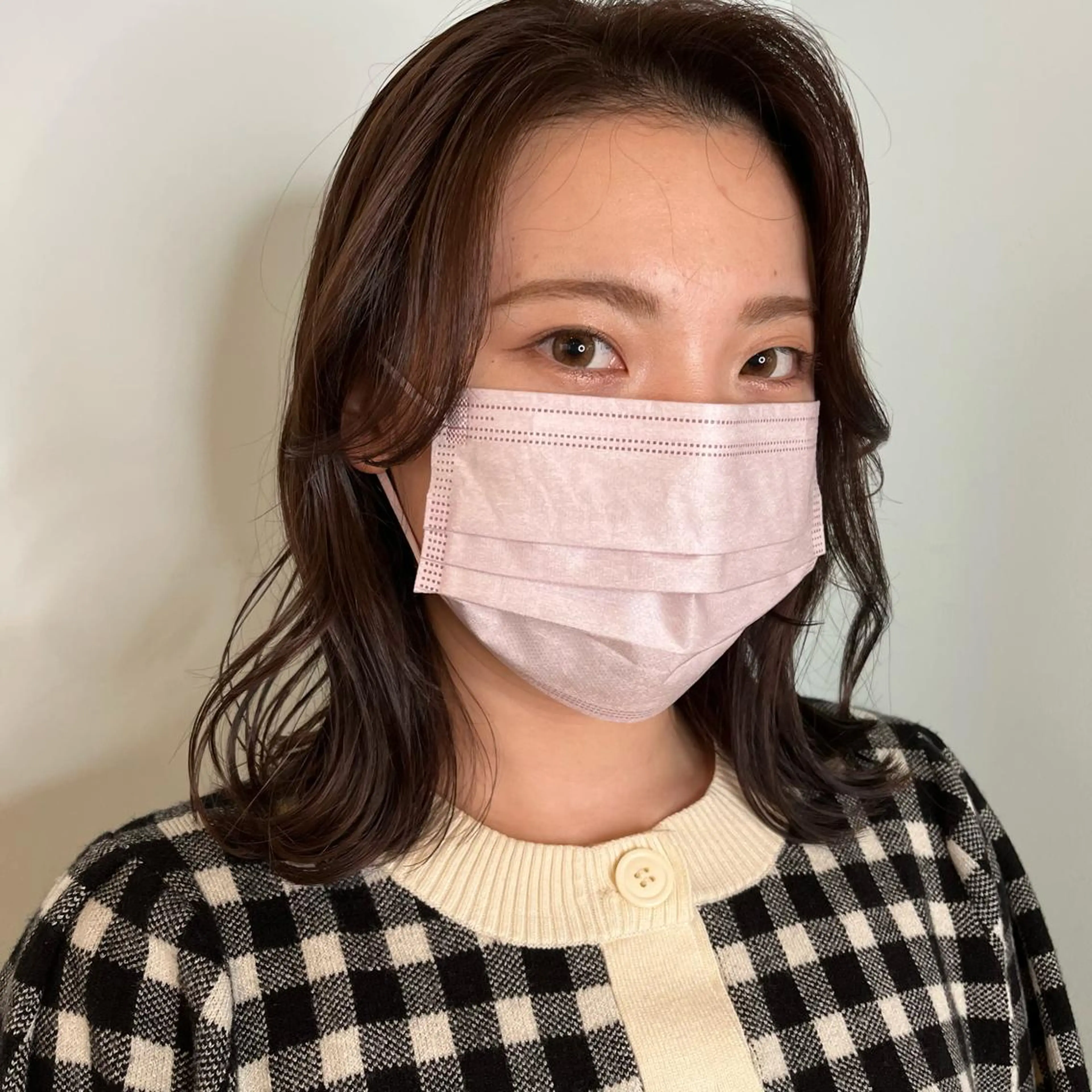 ミディアム カラー ベージュカラー SOYON 🤍CHIZU🤍.のヘアスタイル