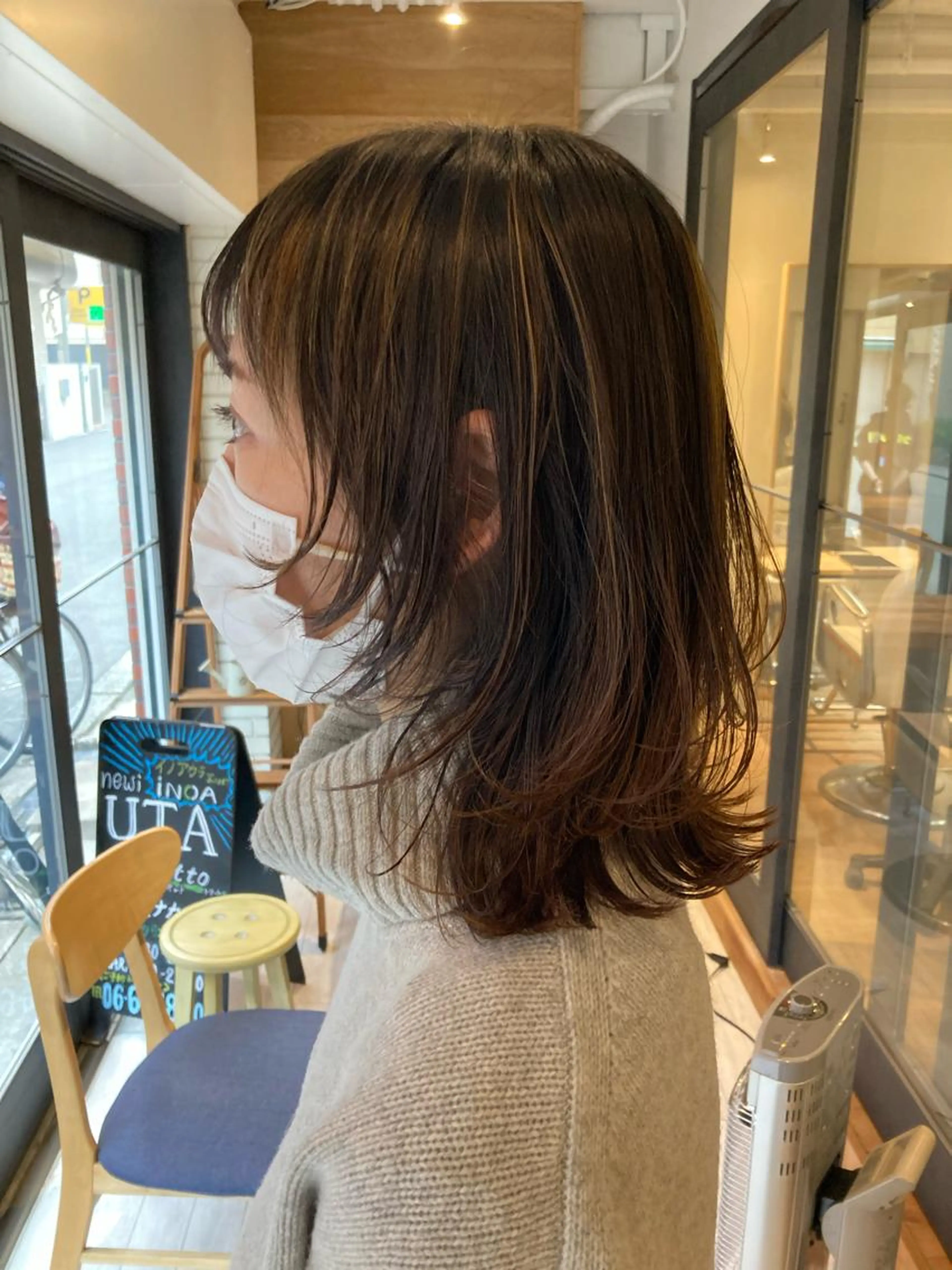 カット＋艶カラー＋炭酸スパ＋トリートメント→6,000の写真