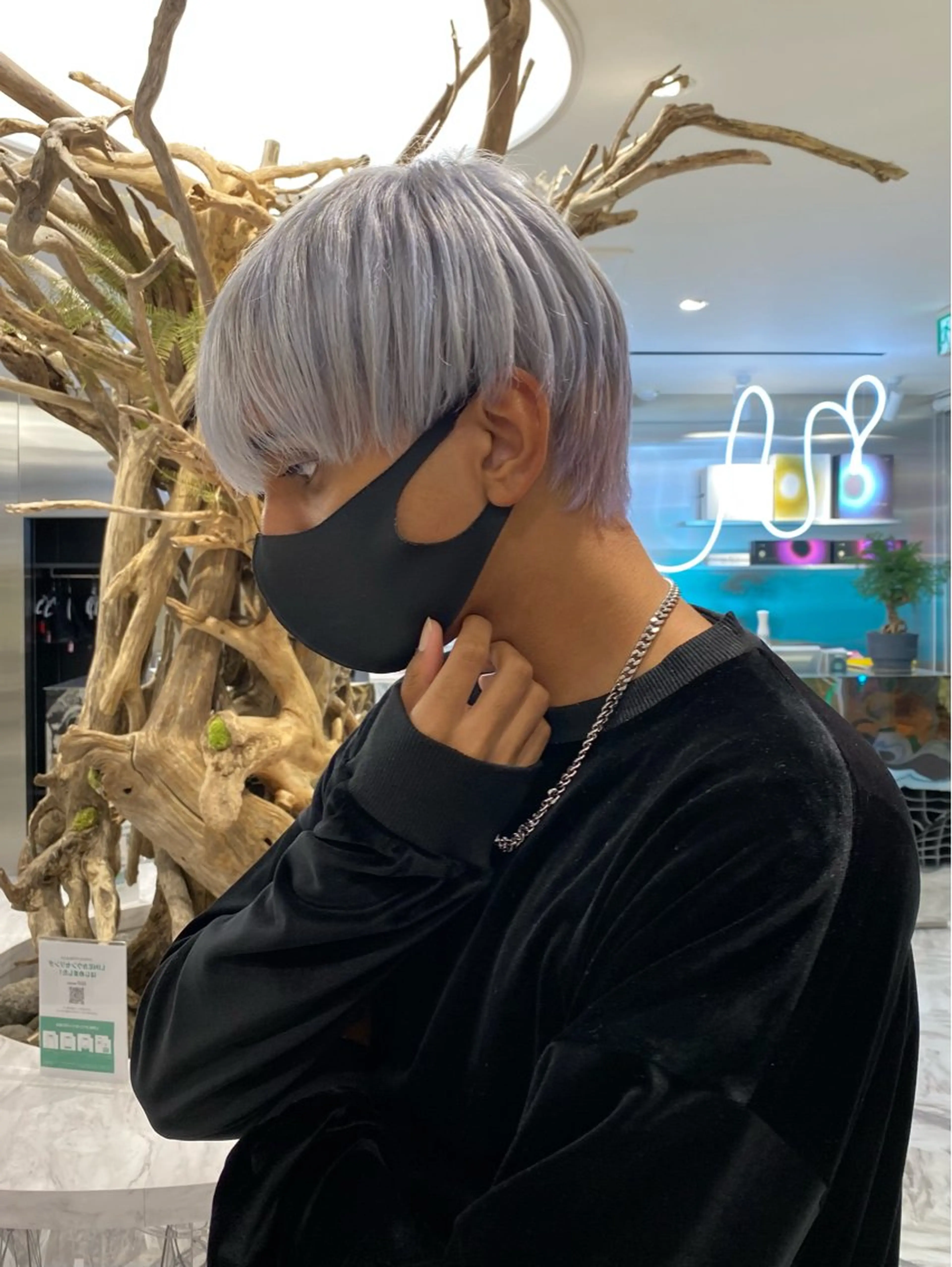 ショート カラー メンズ メンズパーマ メンズツイストパーマ 波巻きパーマ ツイストパーマ ヘアカラー フェザーショート⚡️ REONのヘアスタイル