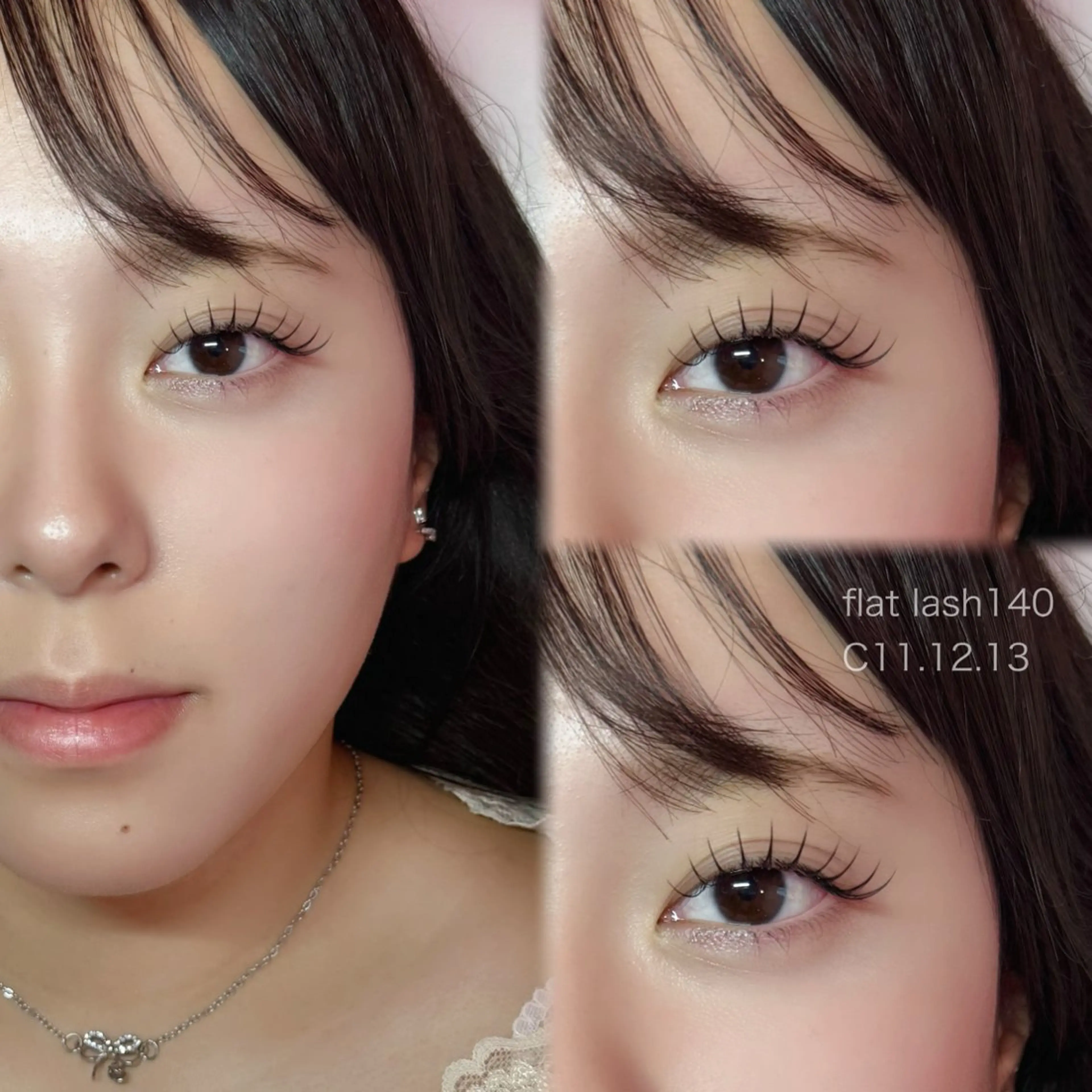 マツエク・マツパ フラットラッシュ マツエク 天王寺eye ♡eyebrowのマツエク・マツパデザイン