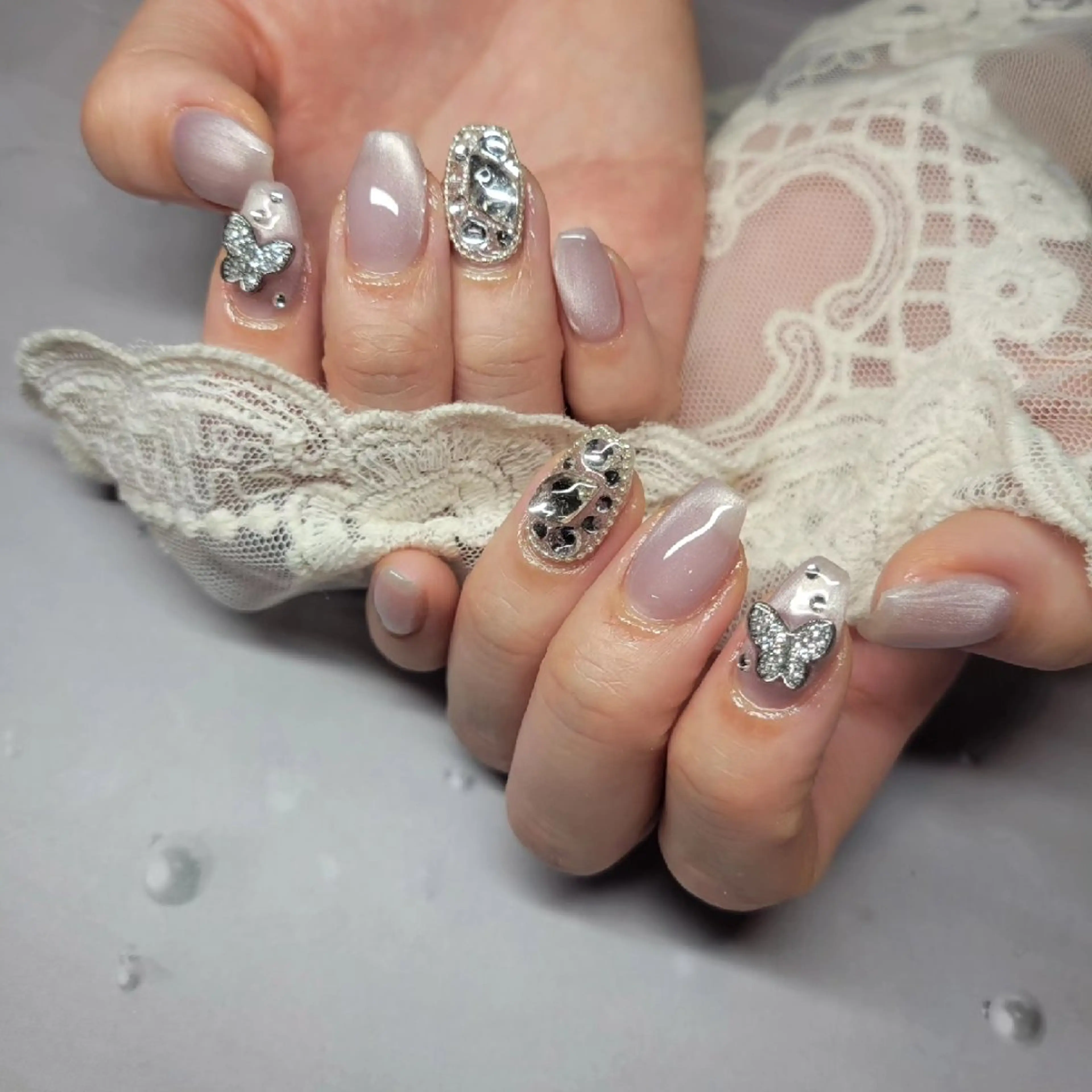 ネイル ジェルネイル マグネットネイル Nail salon Coco所属・Nail salon Coco【溝の口駅】のネイルデザイン