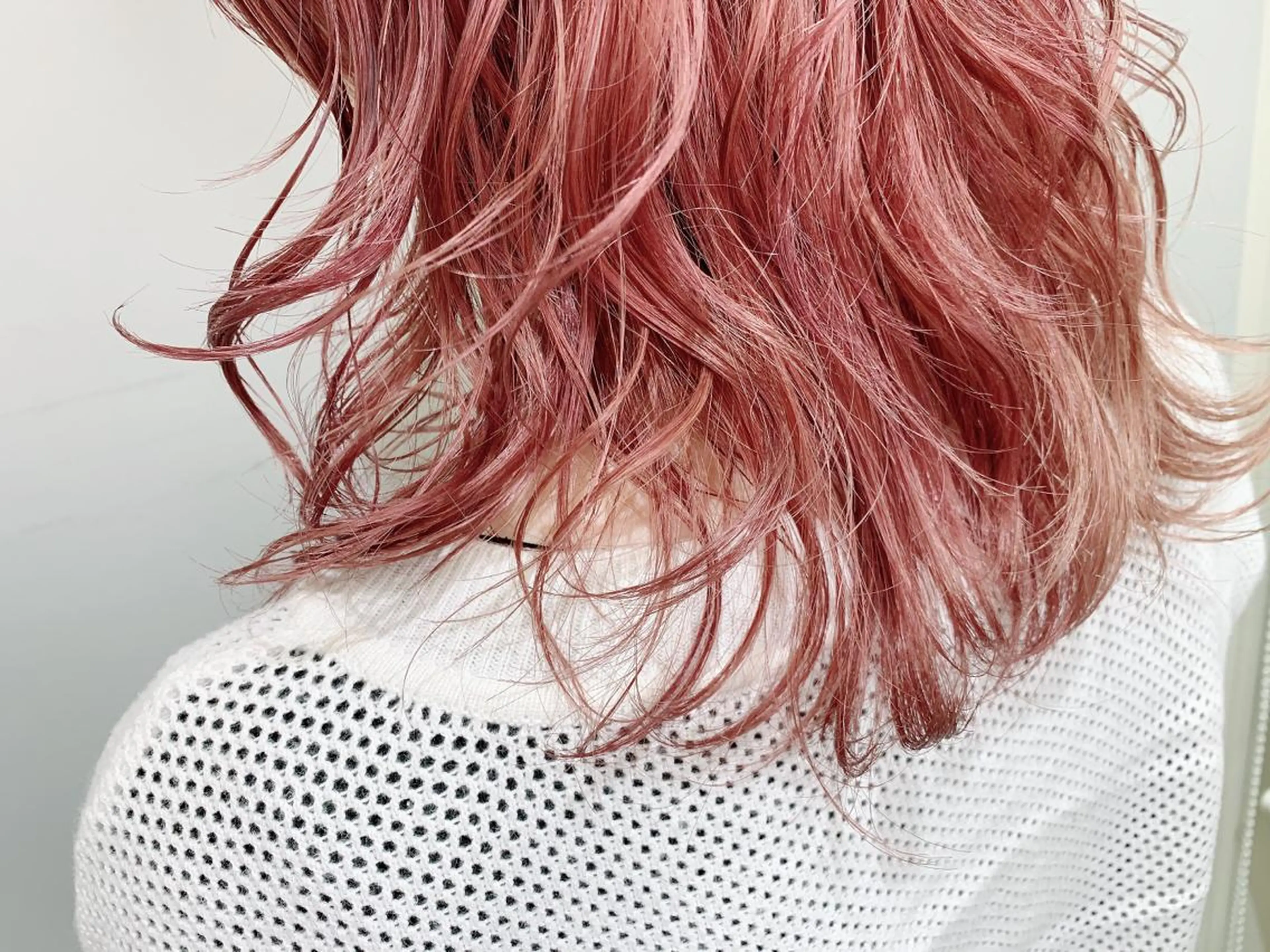 セミロング カラー ピンクカラー ヘアカラー トリートメント 🦖鶴岡香純🦖 産休中のヘアスタイル