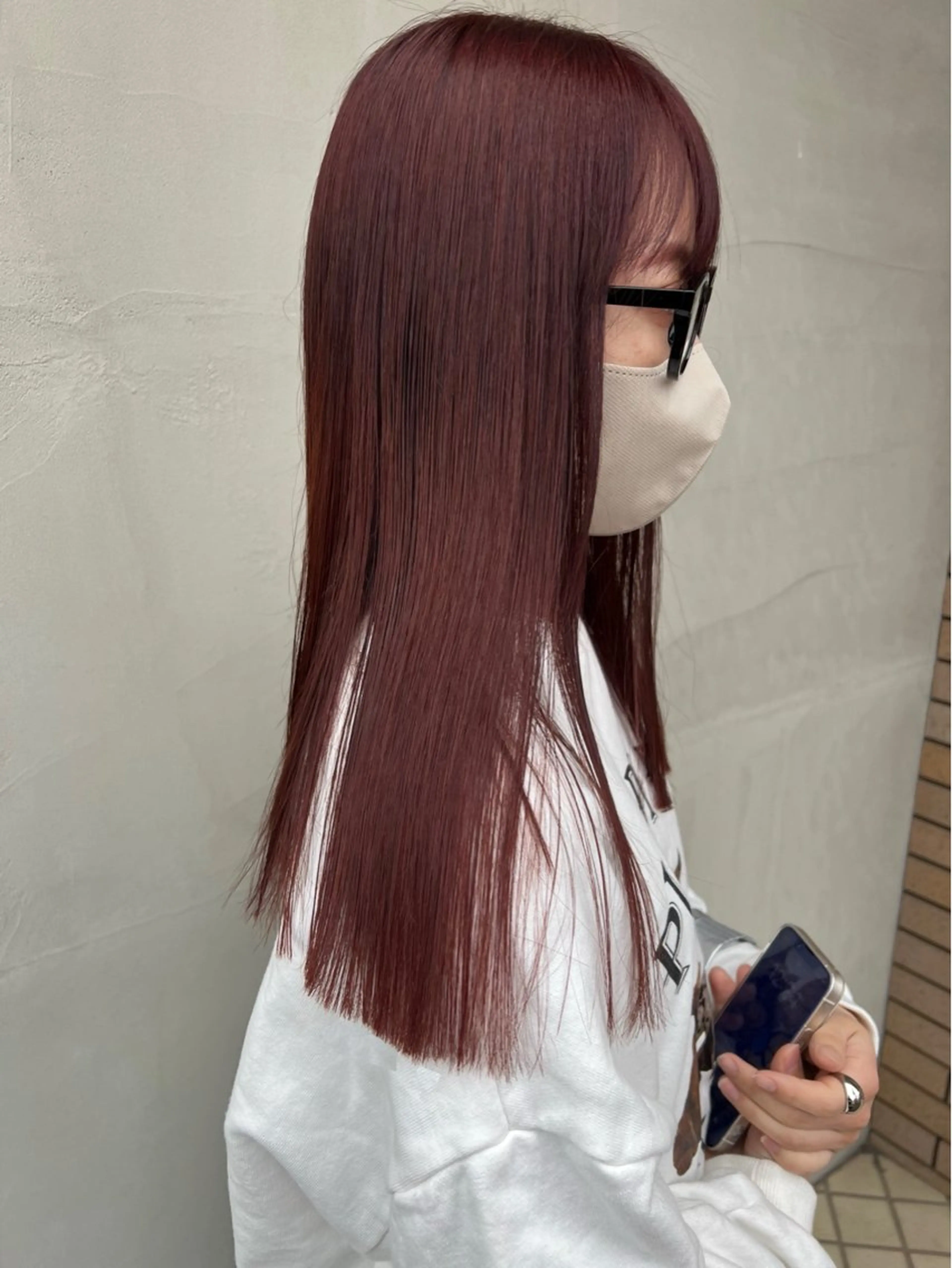 ロング カラー Lapel green所属・Lapelgreen 森町 / AOIのヘアスタイル