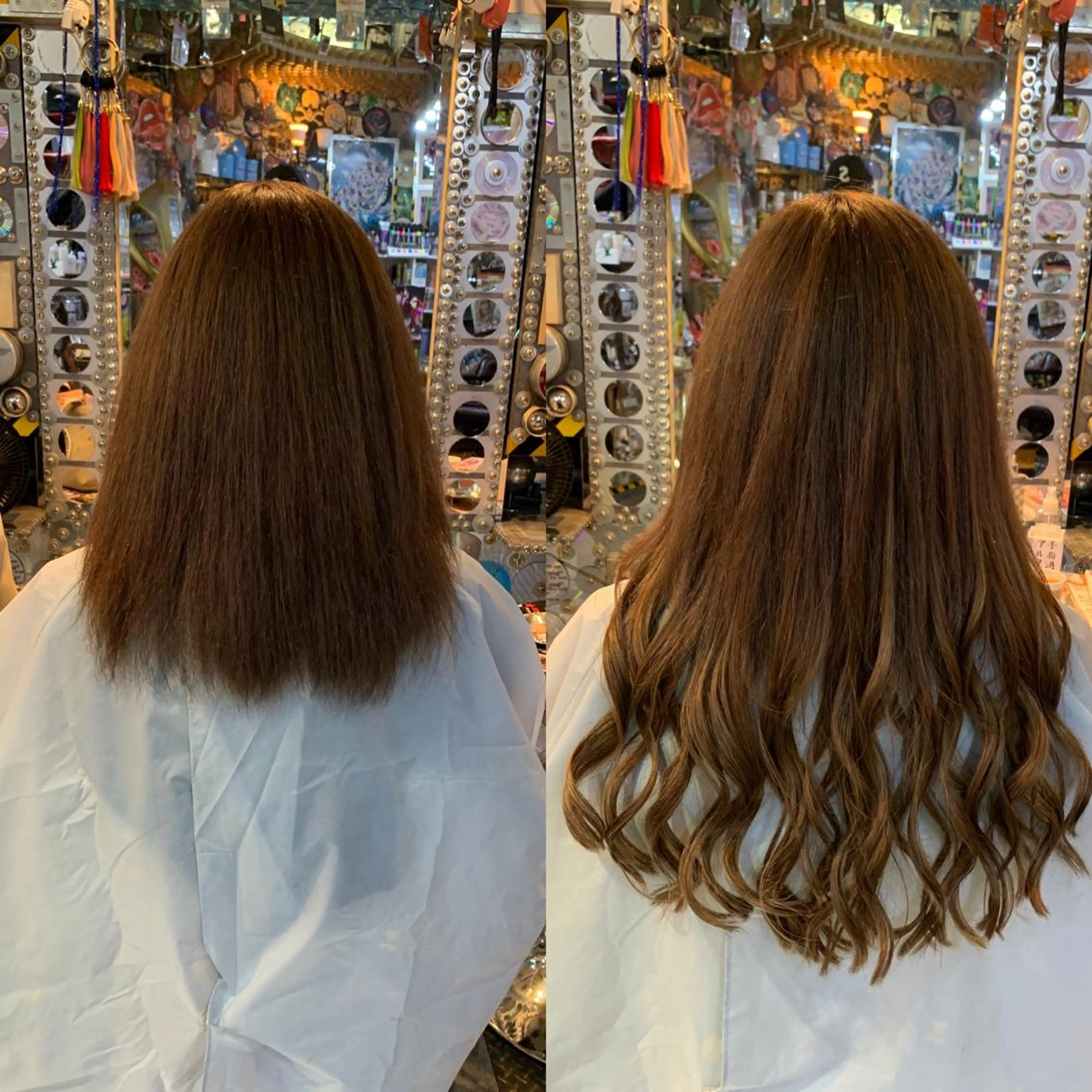 ロング カラー ヘアアレンジ 編み込みエクステ エクステ ロング haco+所属・🌈派手髪エクステ ブレイズ🌈ひろとのヘアスタイル