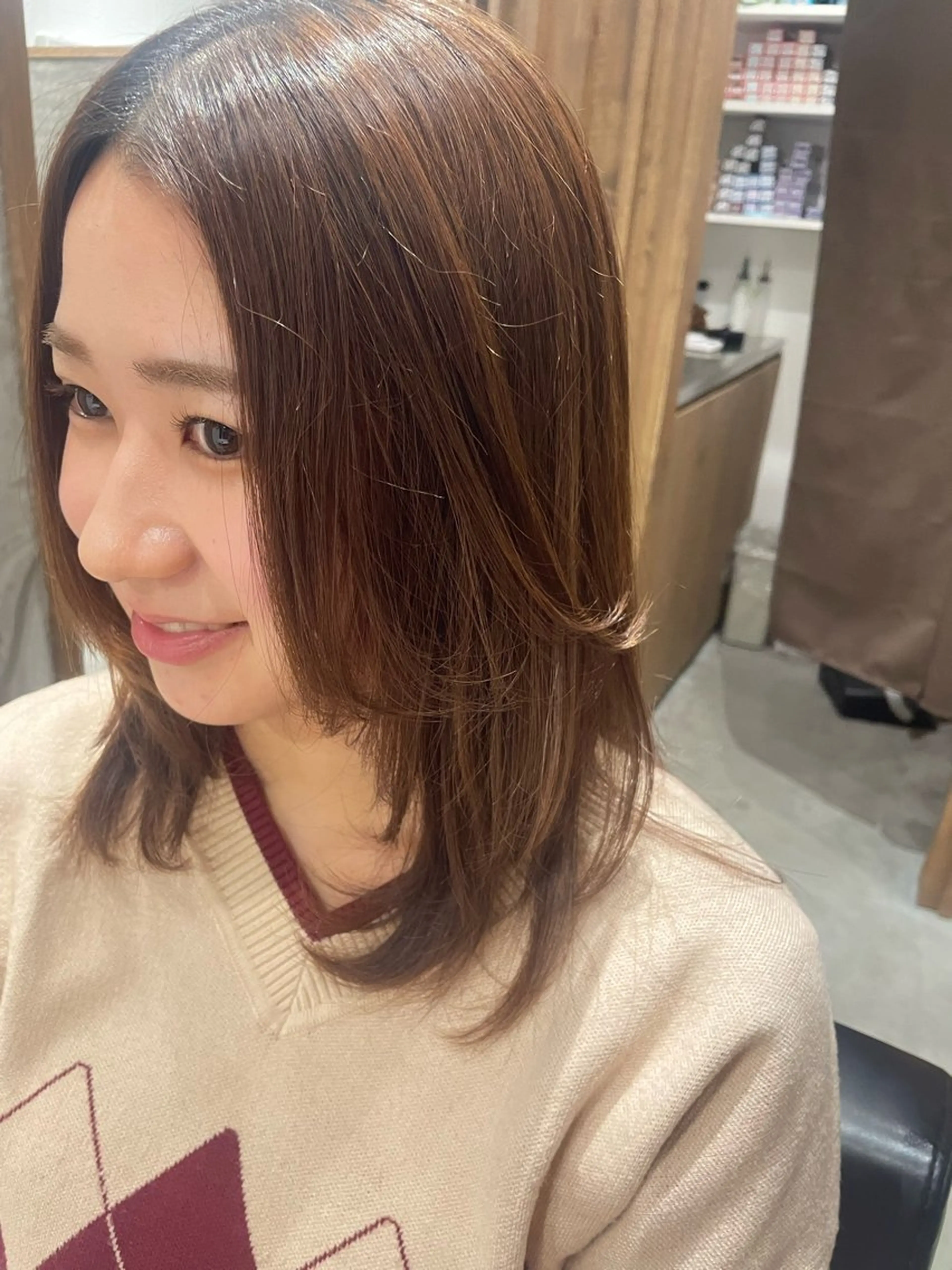 ミディアム 美髪✨艶髪✨髪質改善 カラー特化❣大石優奈のヘアスタイル