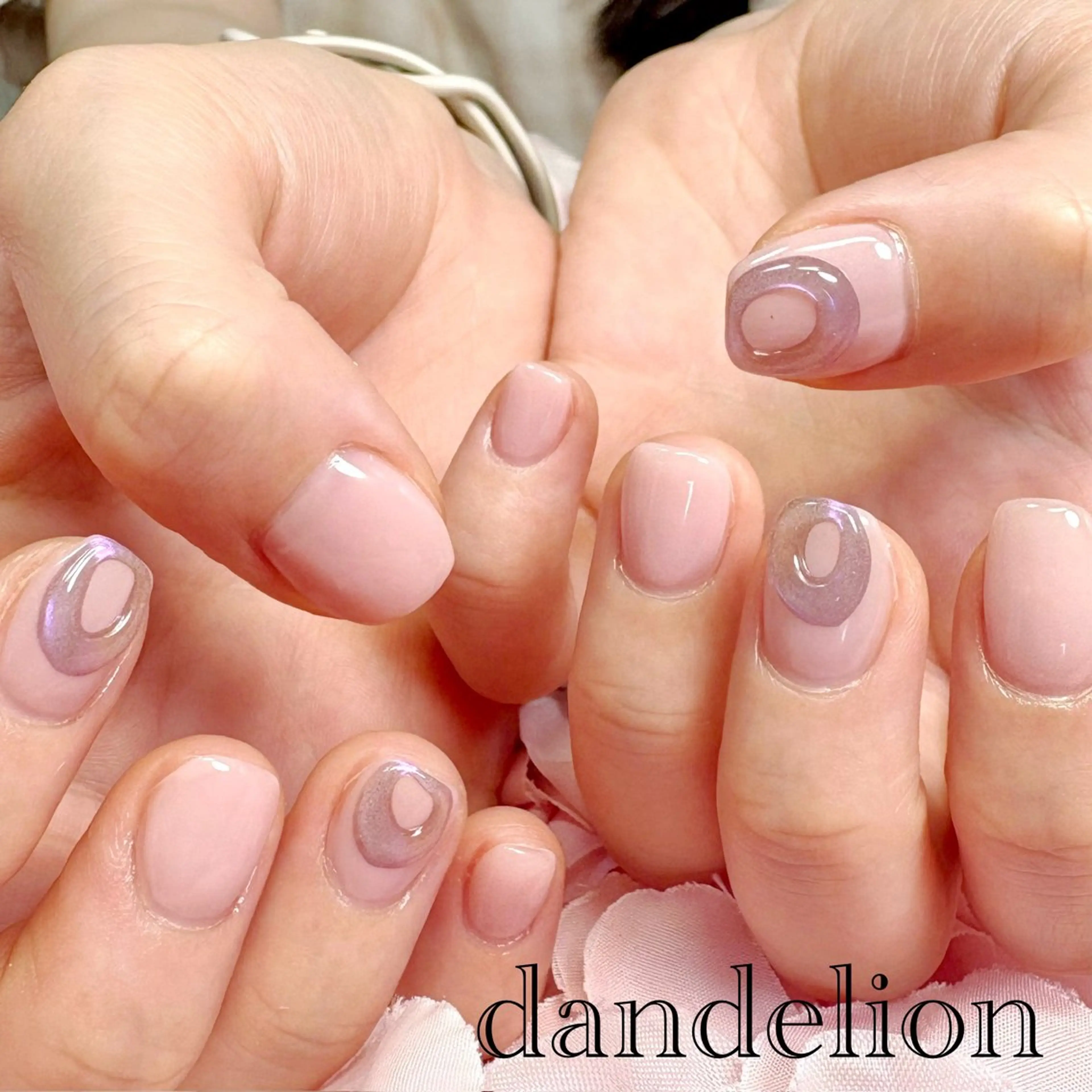 ネイル ハンドネイル ハンドケア dandelion ダンデライオンのネイルデザイン