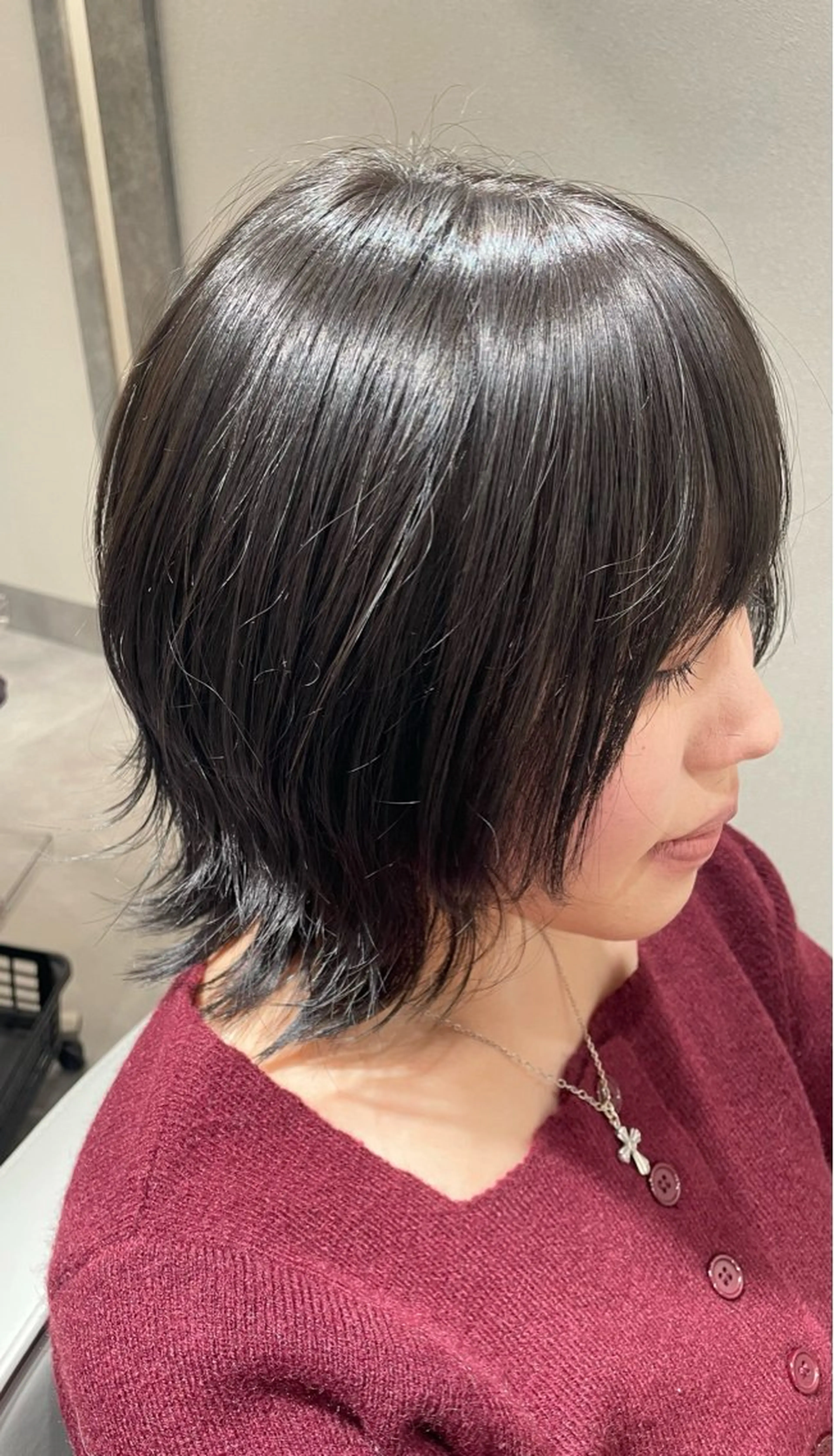 ミディアム 芝山 柚衣のヘアスタイル