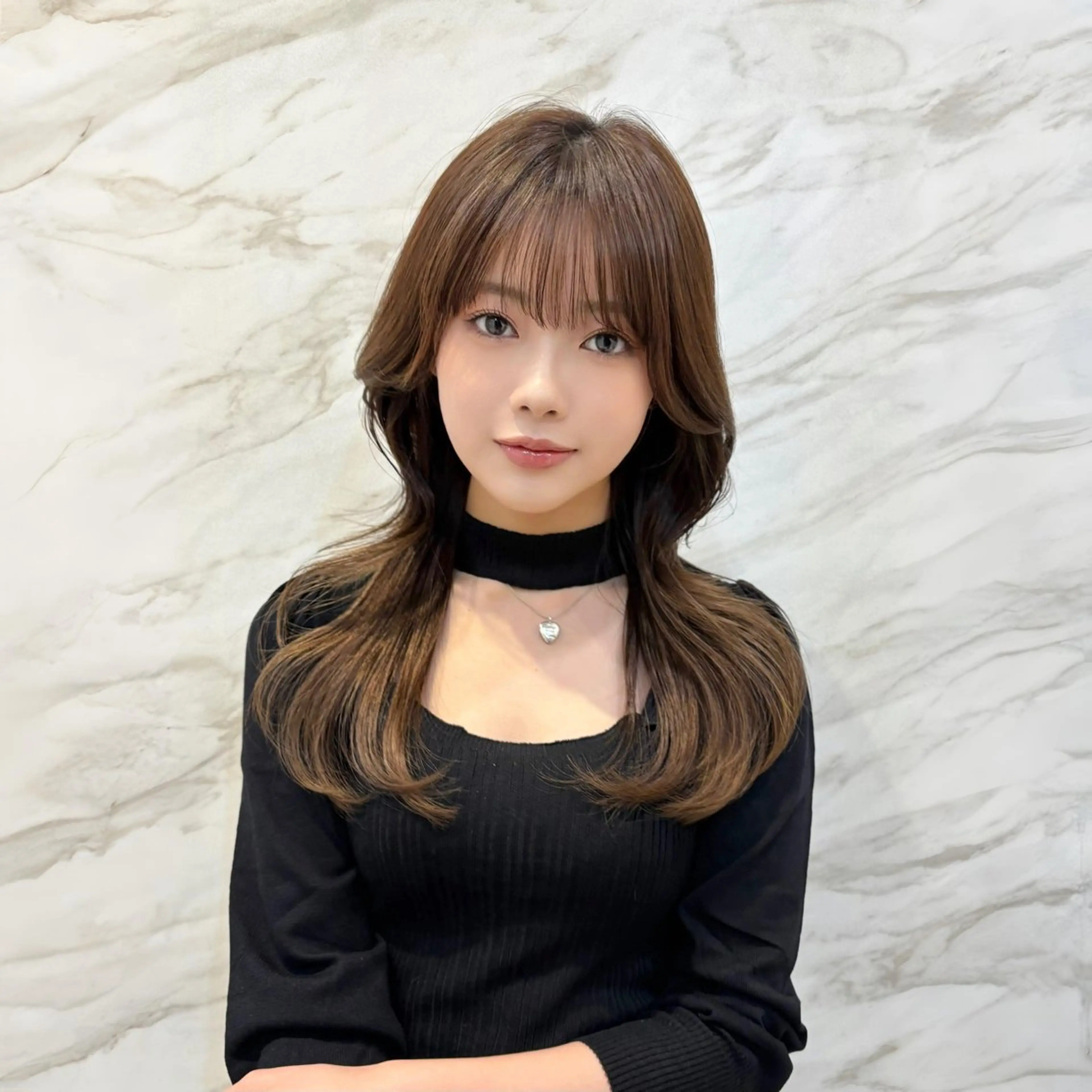 ロング 韓国風ヘア レイヤーカット ともき《ショート・ ボブ✨》銀座🩶のヘアスタイル