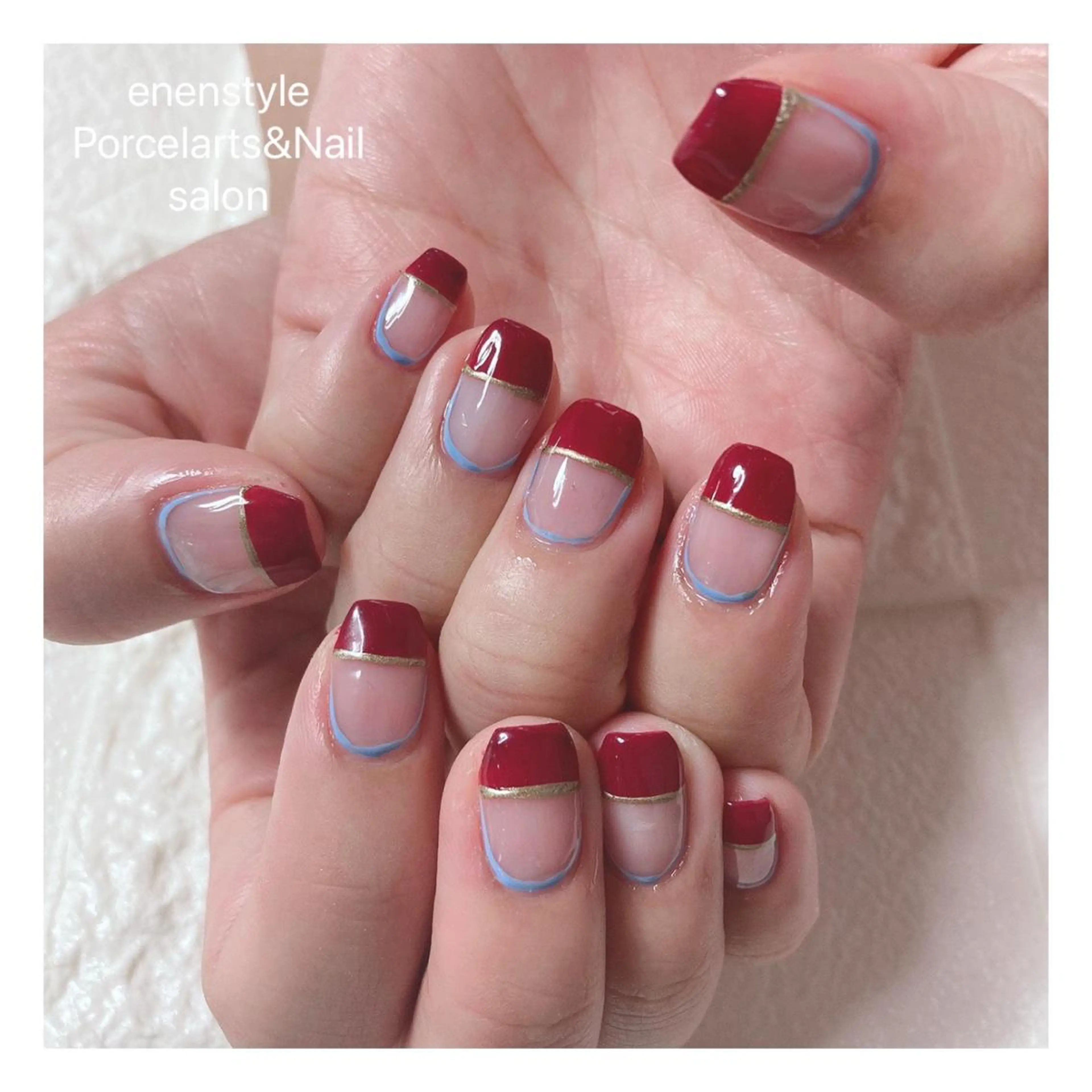 ミディアム ネイル ハンドネイル 👑enen style👑のネイルデザイン