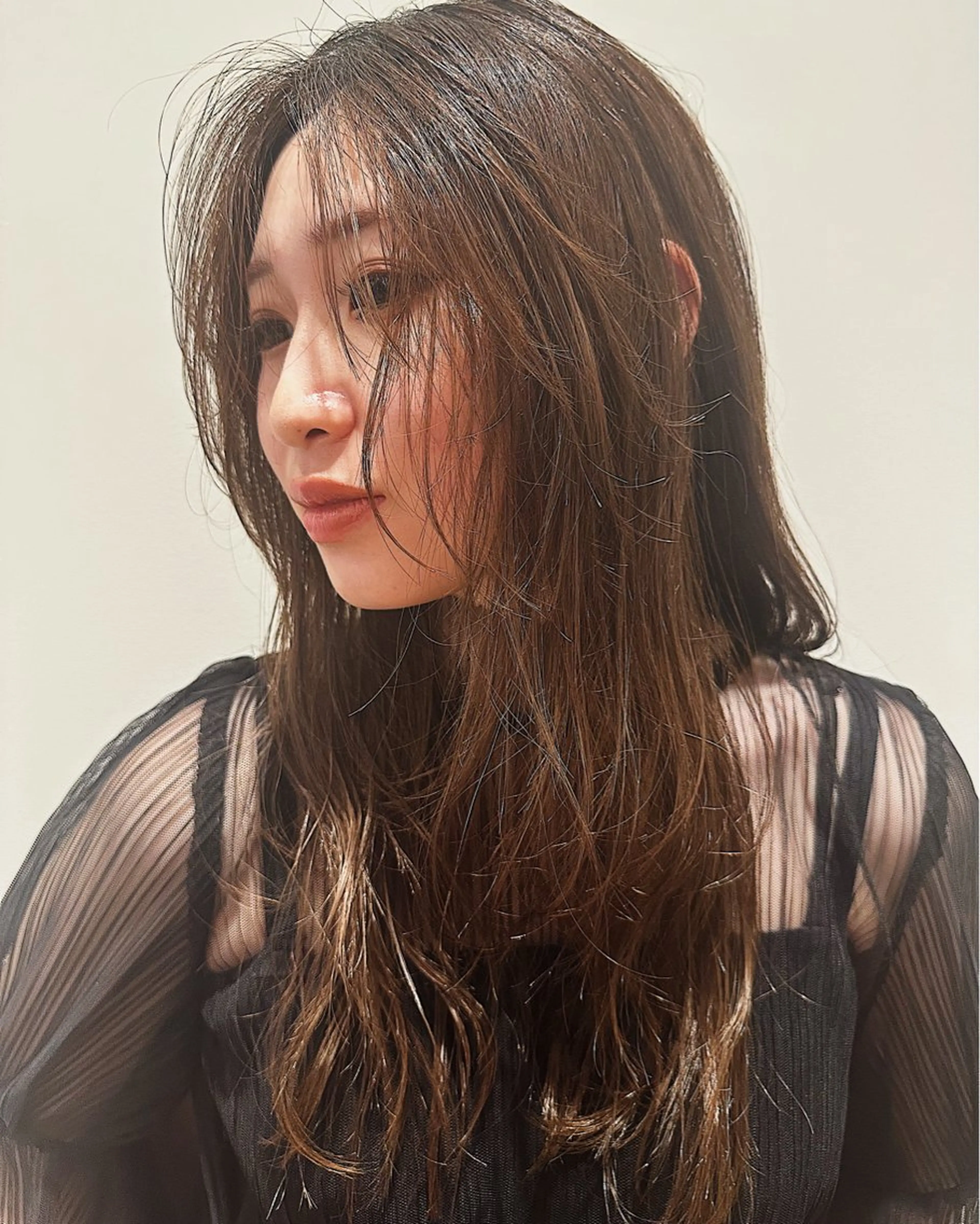 ロング レイヤーカット ロング 髪質改善/パーマ 👑水町幸基のヘアスタイル