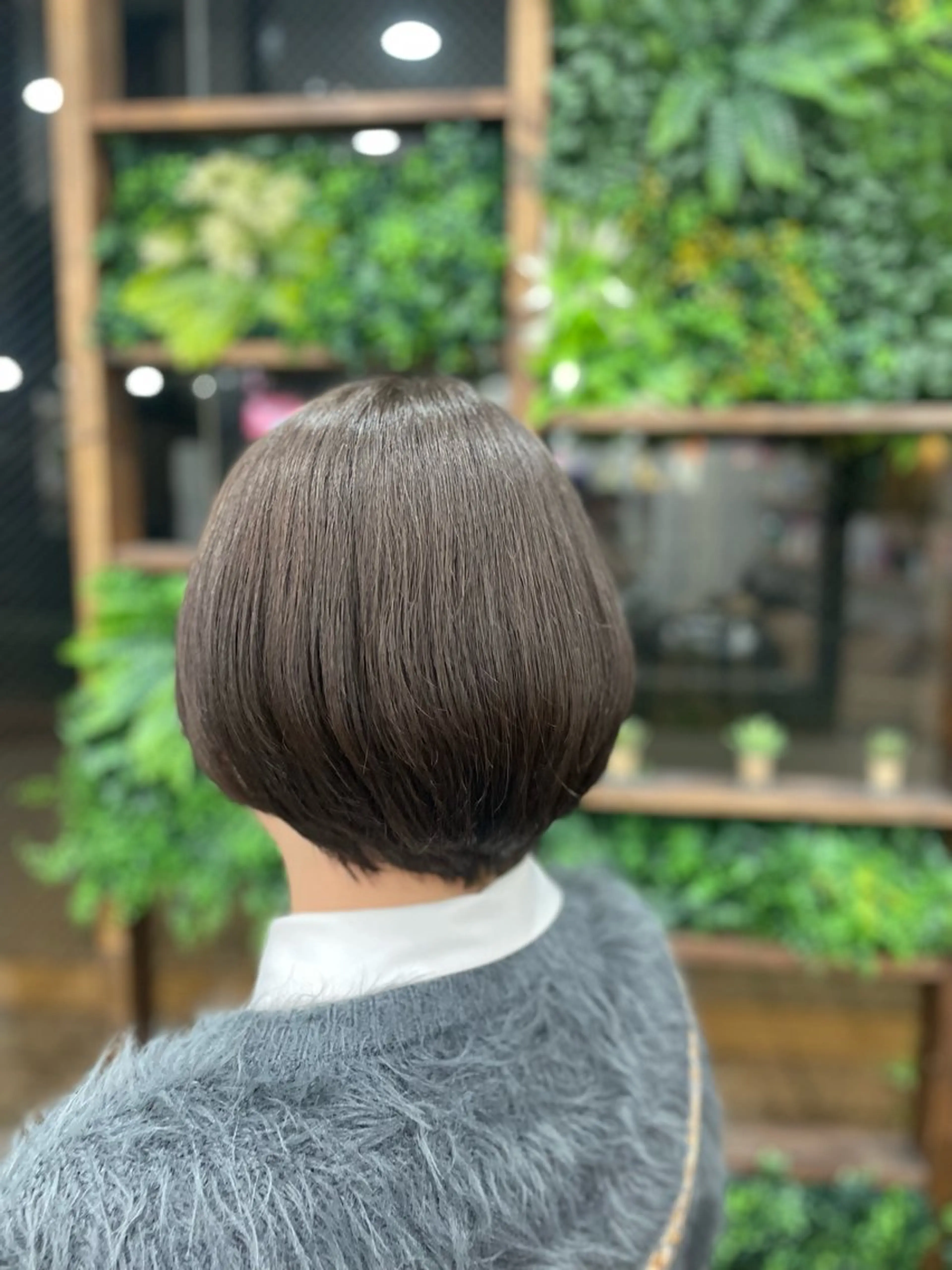 ショート カラー ブラウンカラー オリーブブラウン クラウドヘアー北仙台店所属・佐藤 なつののヘアスタイル