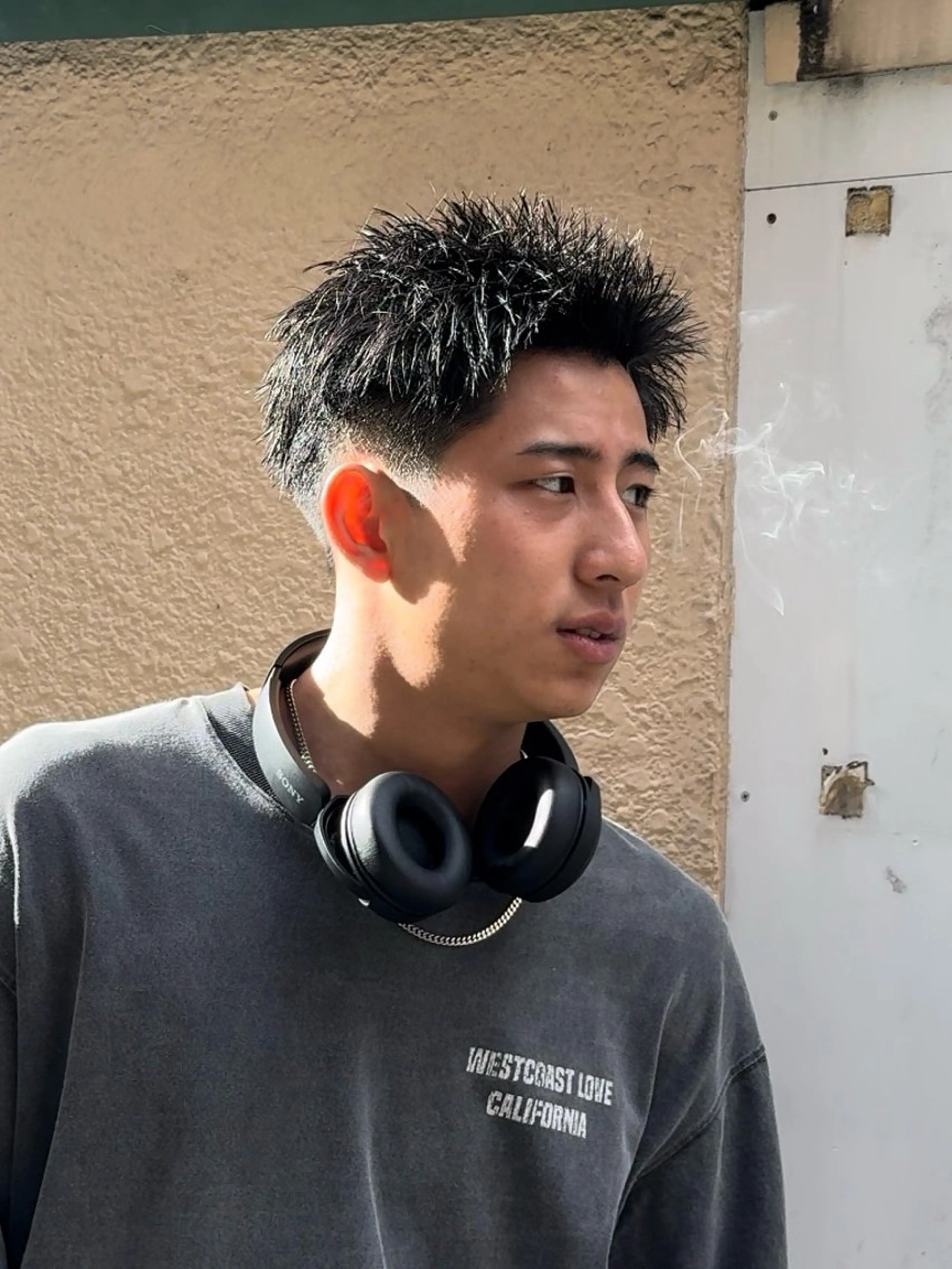 ショート メンズ スパイキーショート 刈り上げ 伸ばしかけ ショートヘア X メンズ特化/ 中村郁人のヘアスタイル