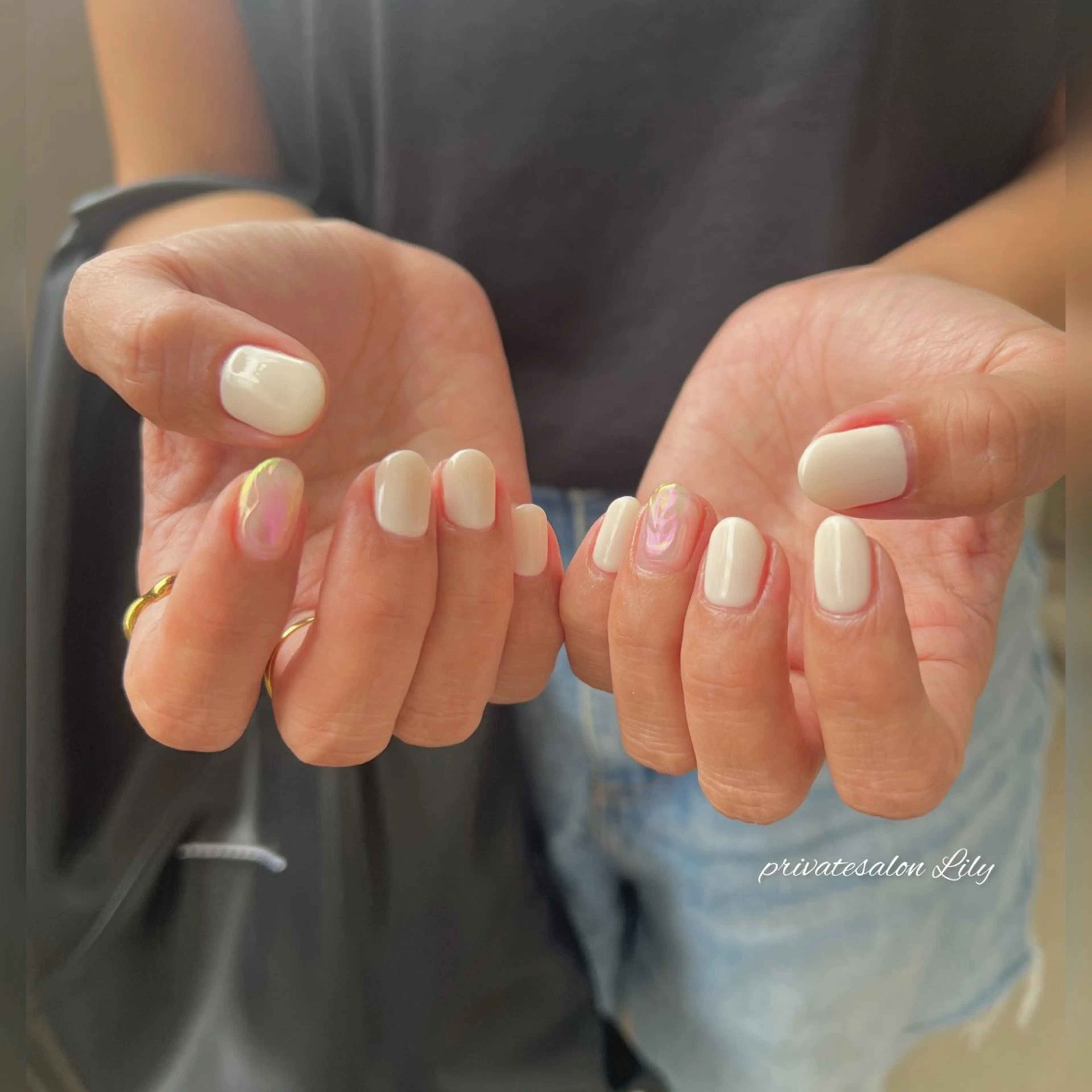 ネイル ワンカラーネイル ハンドネイル salon Lilyのネイルデザイン