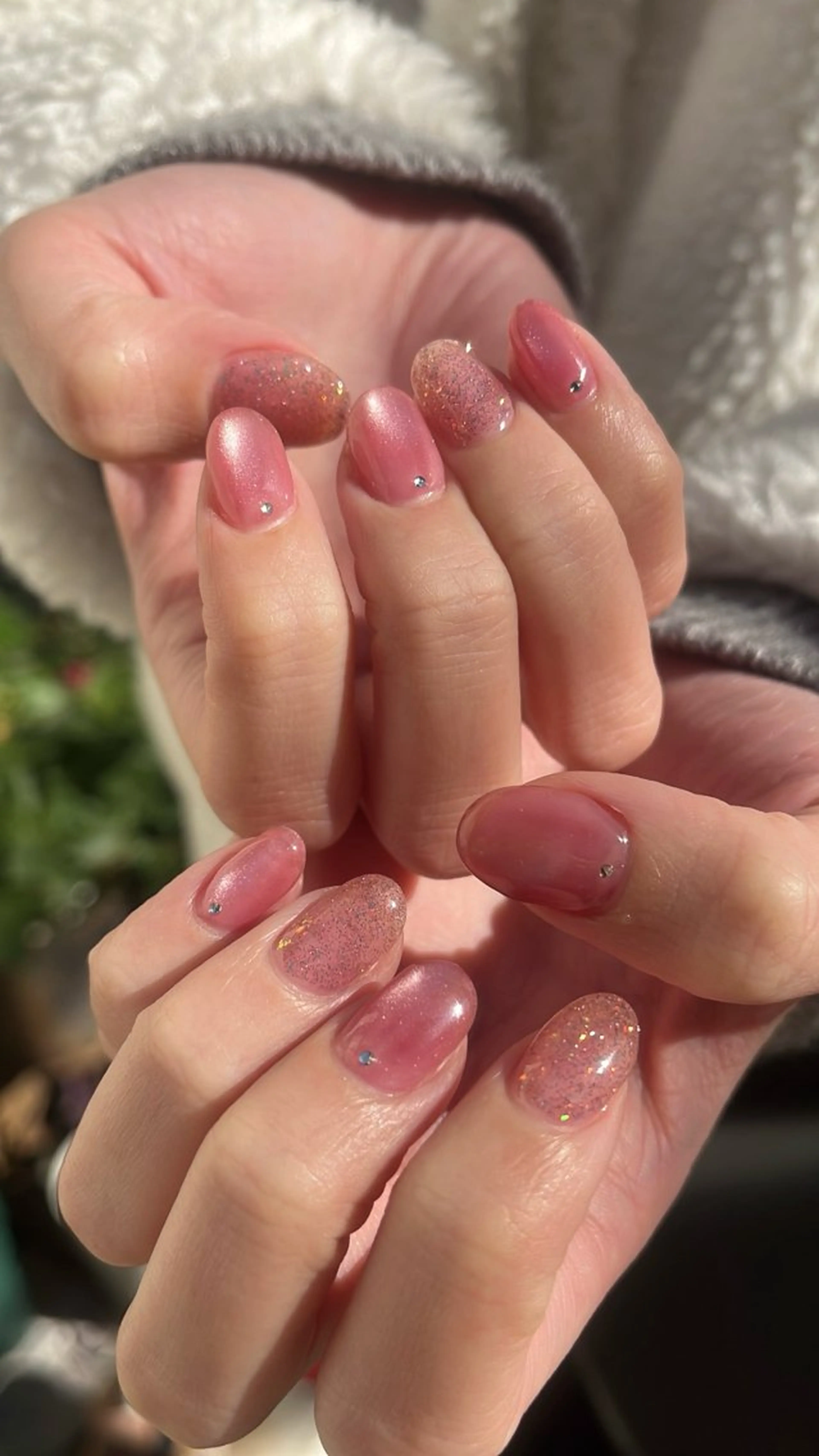ネイル フラッシュネイル マグネットネイル ニュアンスネイル シンプルネイル ハンドネイル SAKU  nail[サクネイル]所属・SAKU nail 作島茜のネイルデザイン
