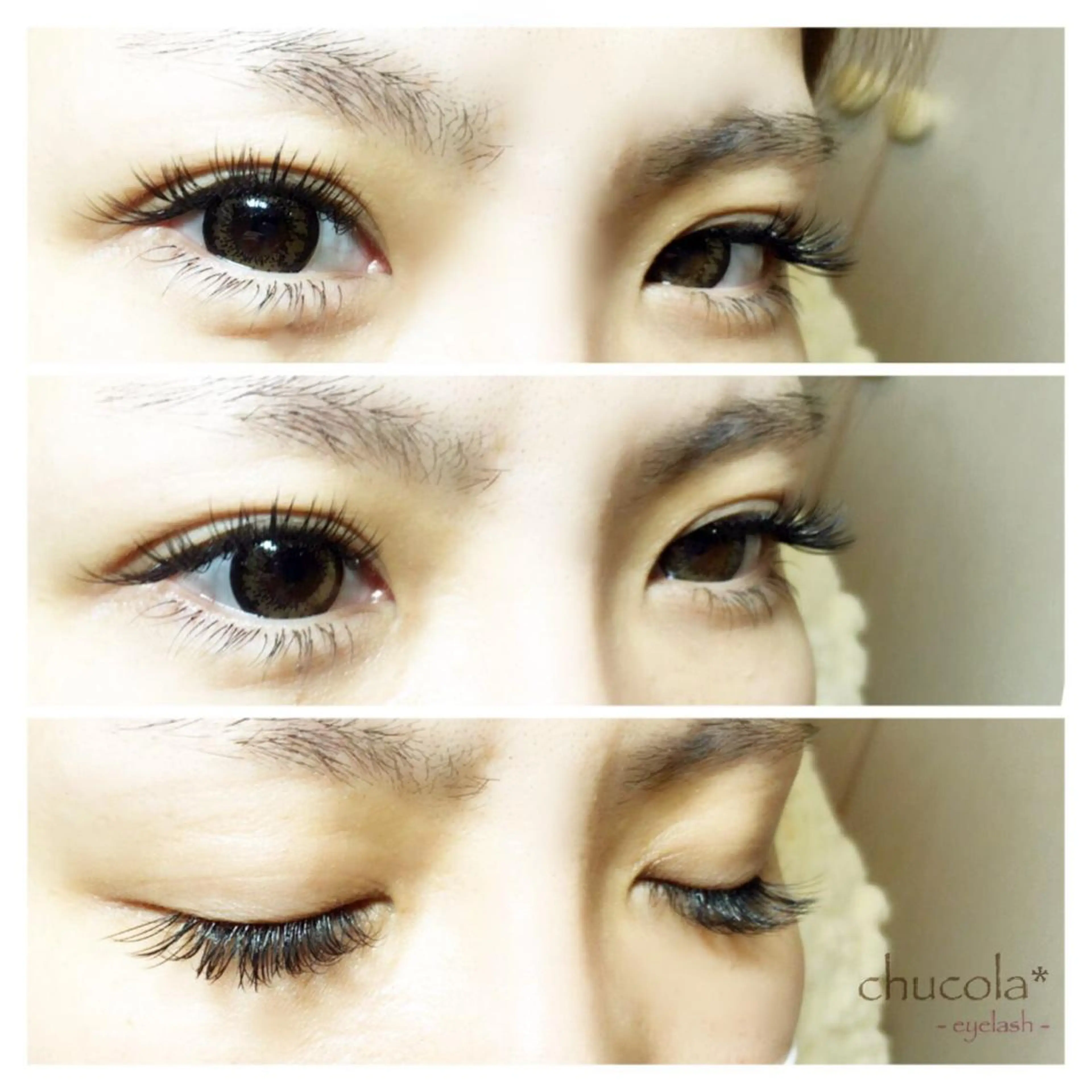 マツエク・マツパ 付け放題 Cカール フラットラッシュ Jカール 目尻長め マツエク chucola *のマツエク・マツパデザイン