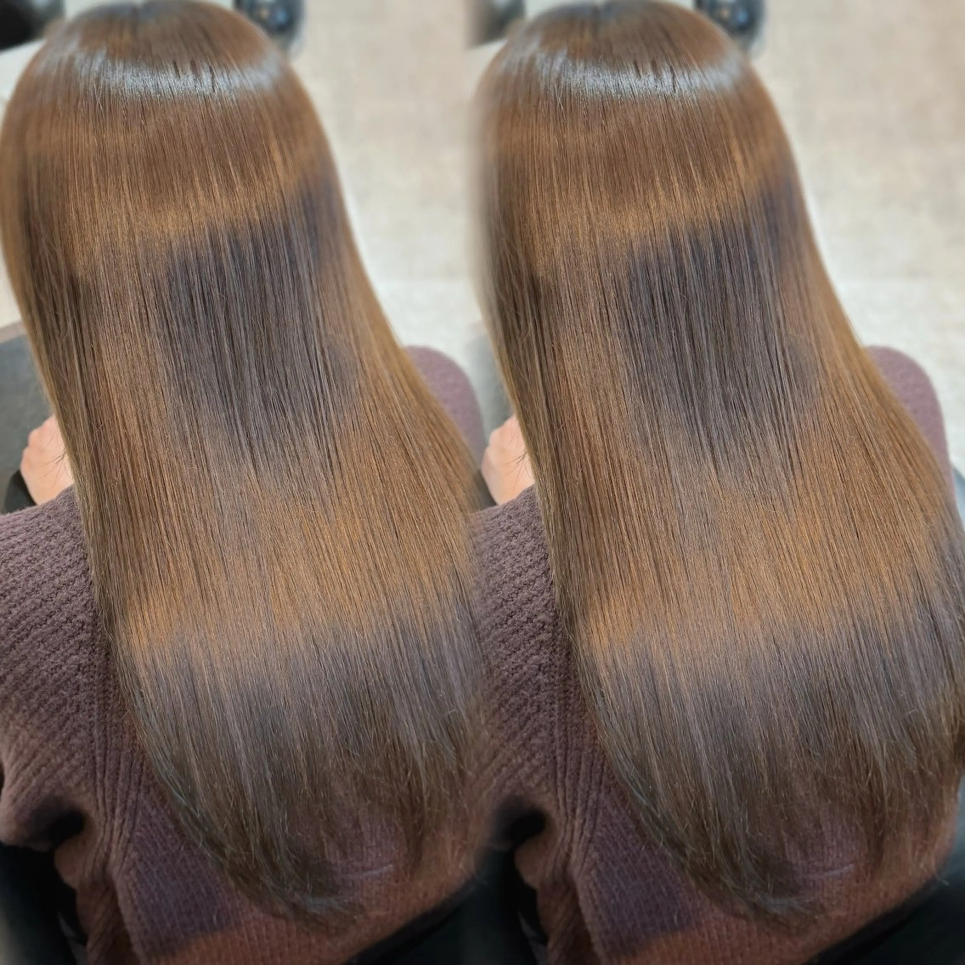 【艶々ヘアに🌟🌟】カット+縮毛矯正 +高保湿トリートメント［新宿駅/韓国/髪質改善］の写真