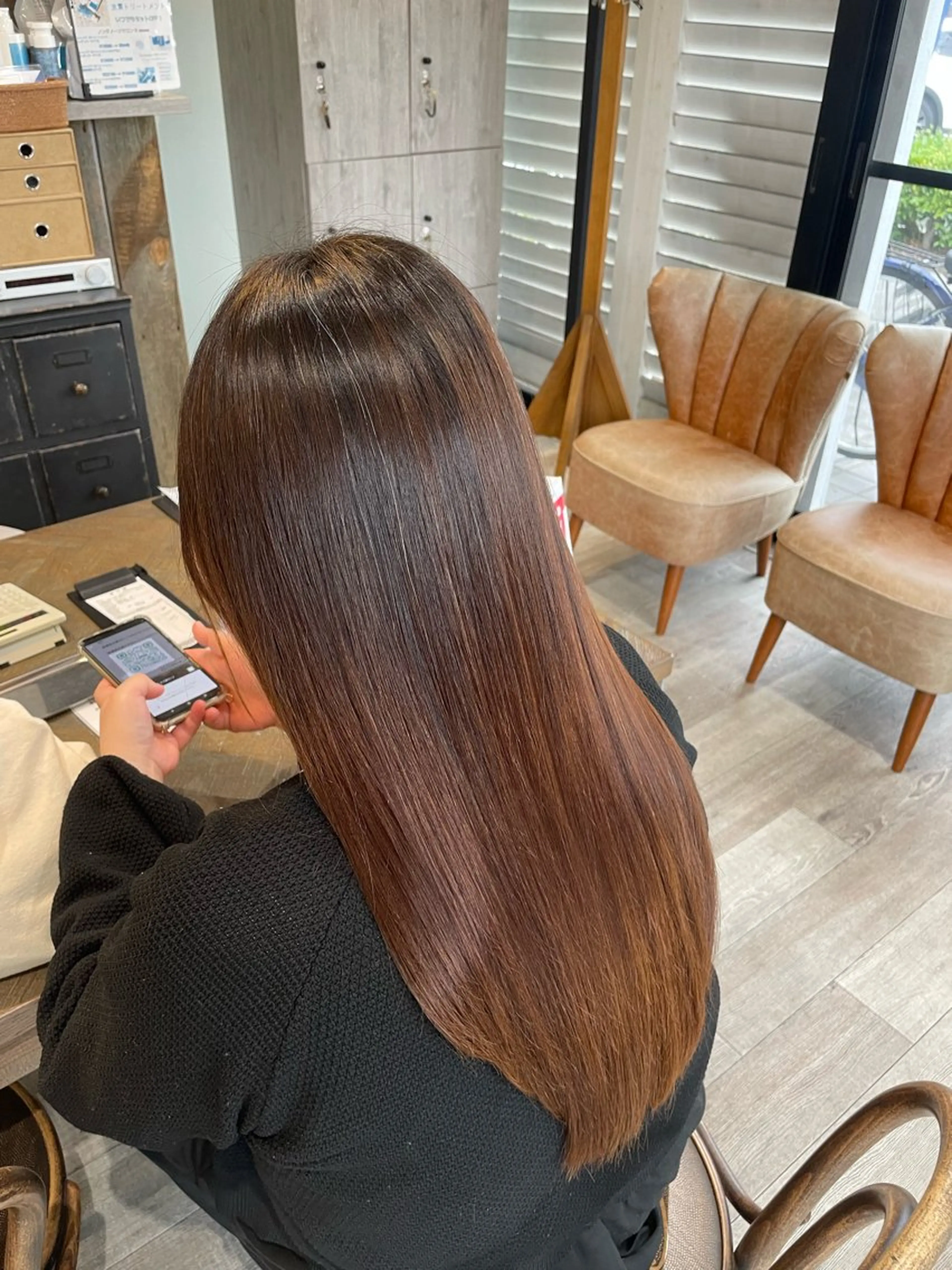 ロング 疋田 有莉のヘアスタイル