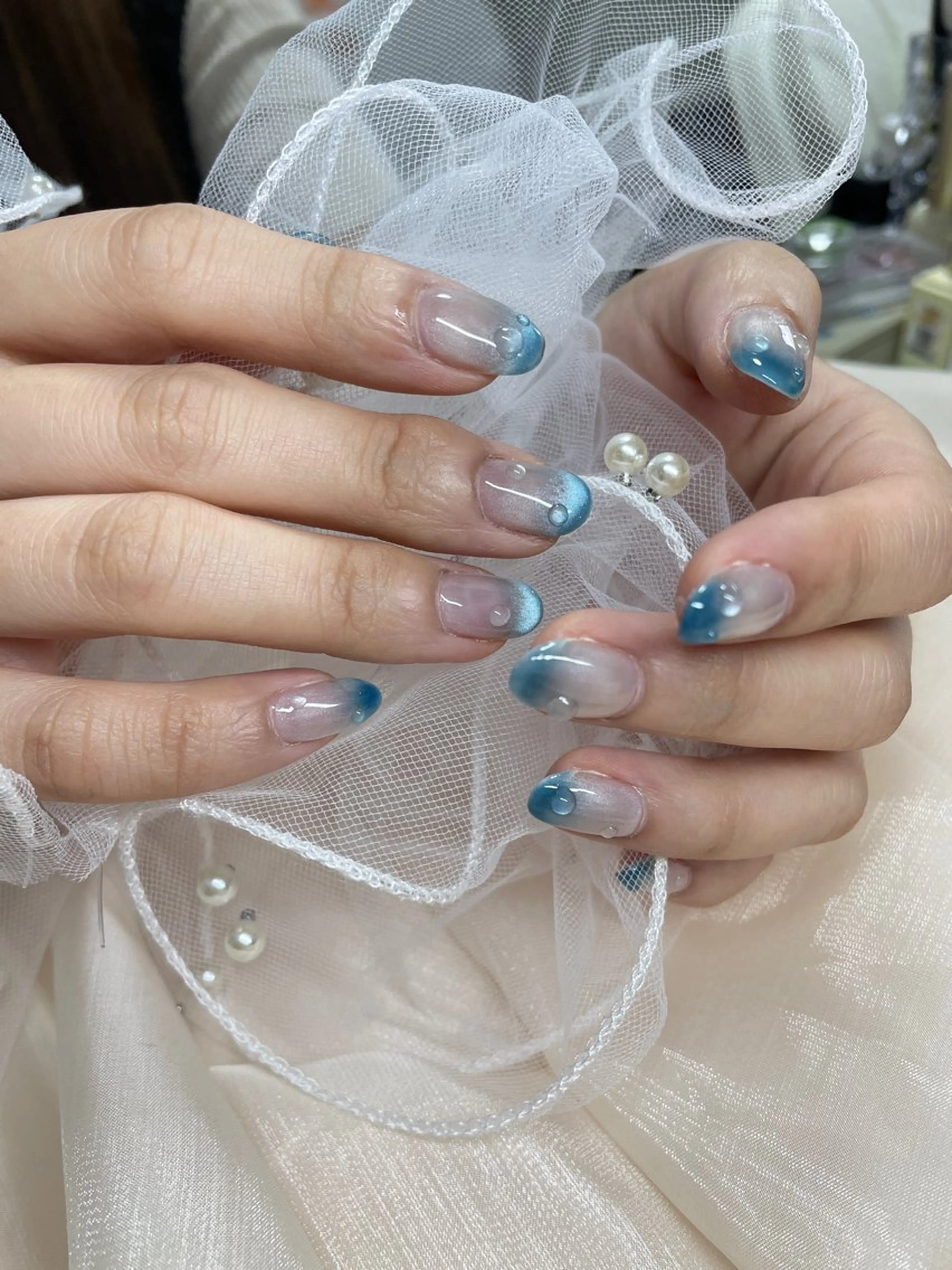 【Jrネイリスト】（オフ込み）(自爪) 持ち込みデザイン90分の写真