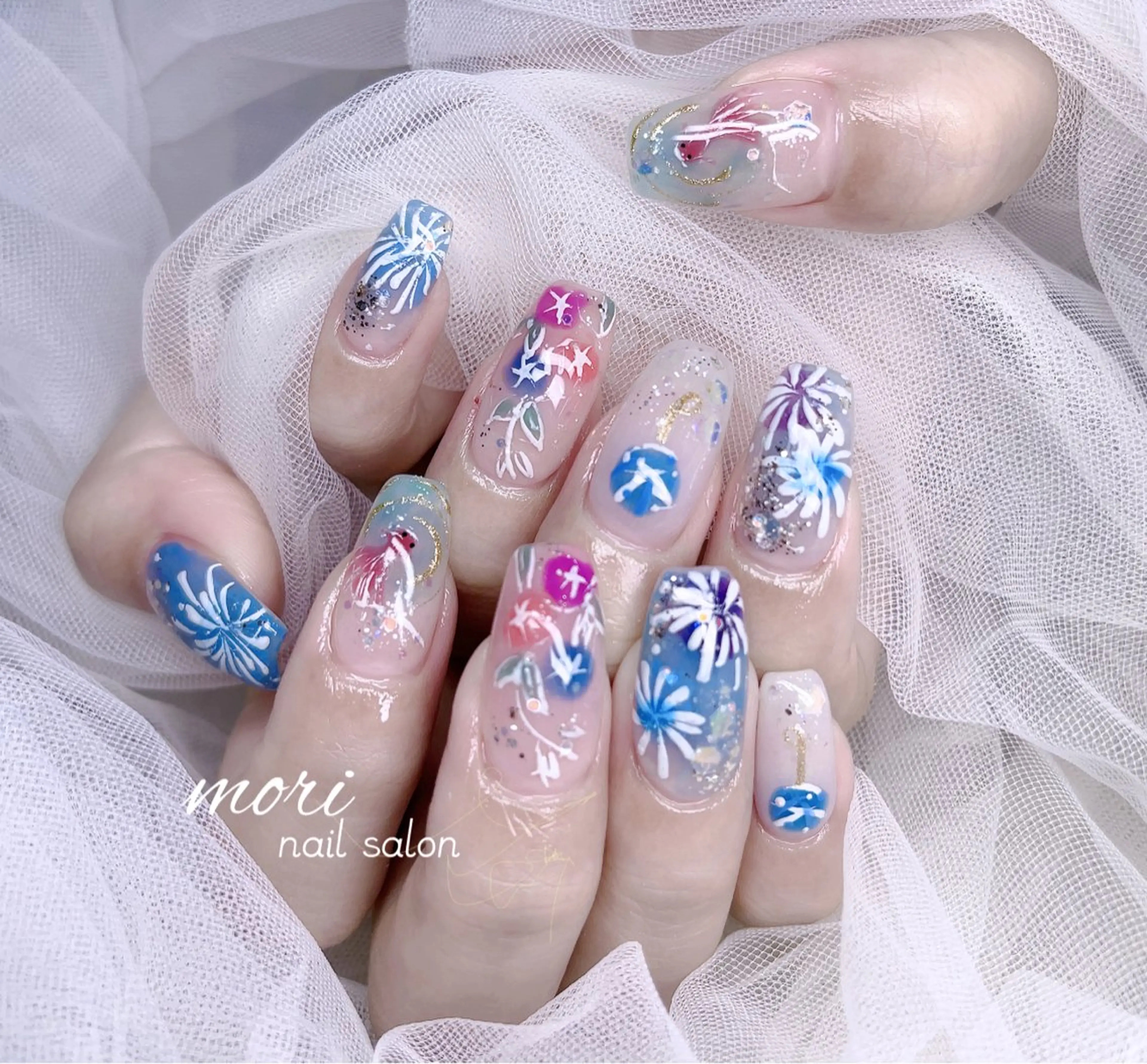 ネイル 森 ネイルサロンのネイルデザイン