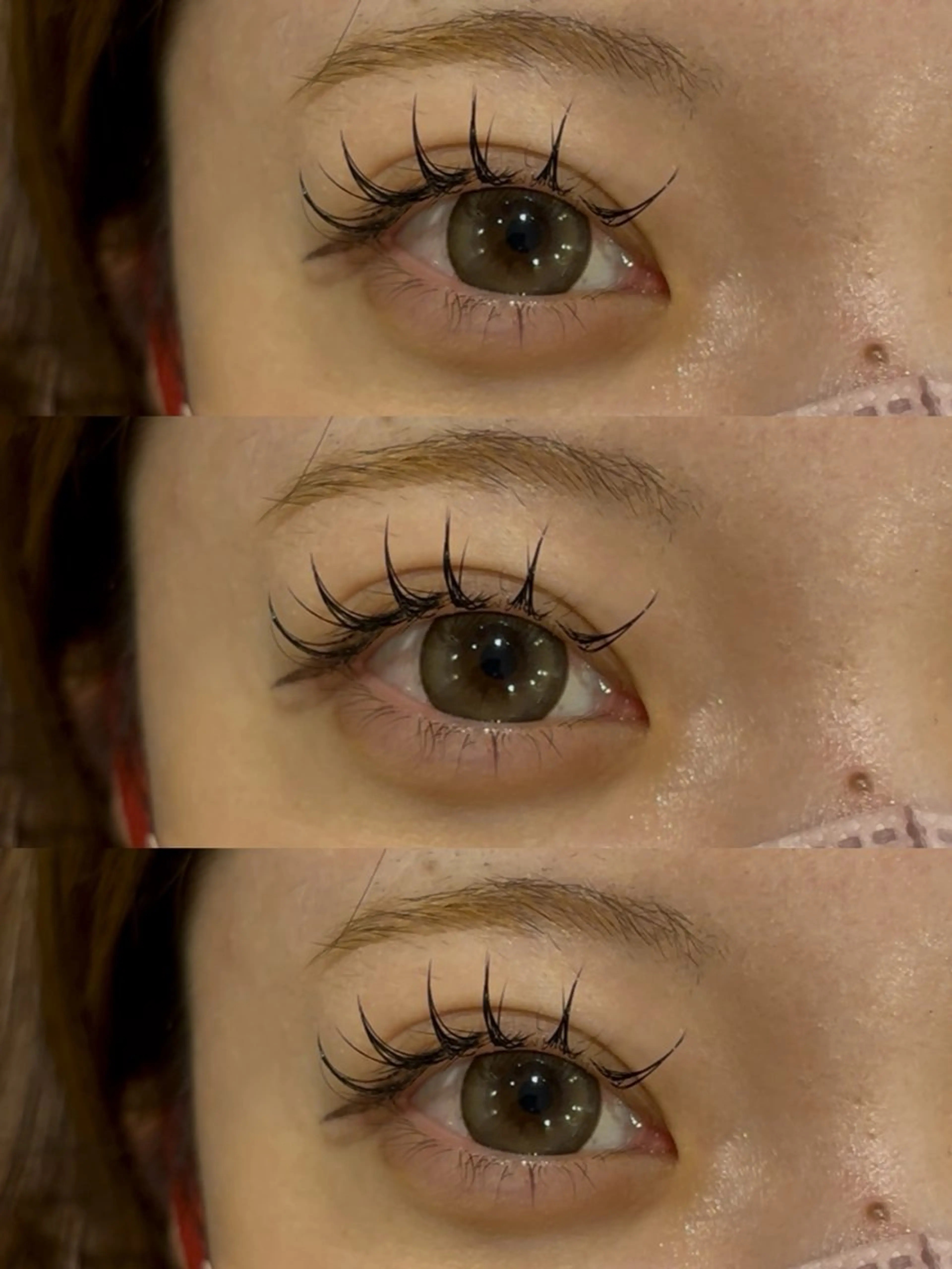 🩶フラットラッシュ120本付け放題🎀他店オフ込🎀コーティング付きの写真