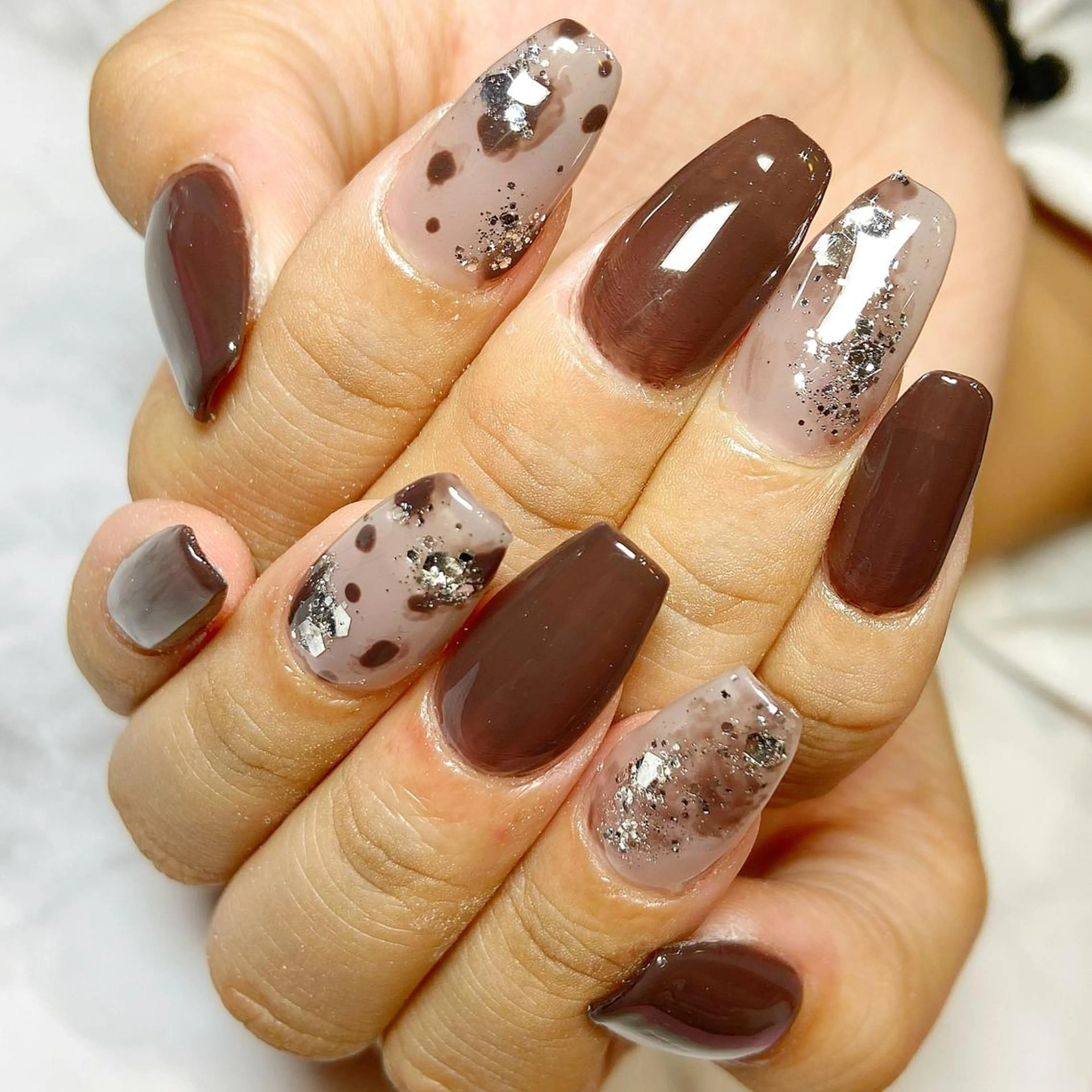 ネイル ハンドネイル あ きのネイルデザイン