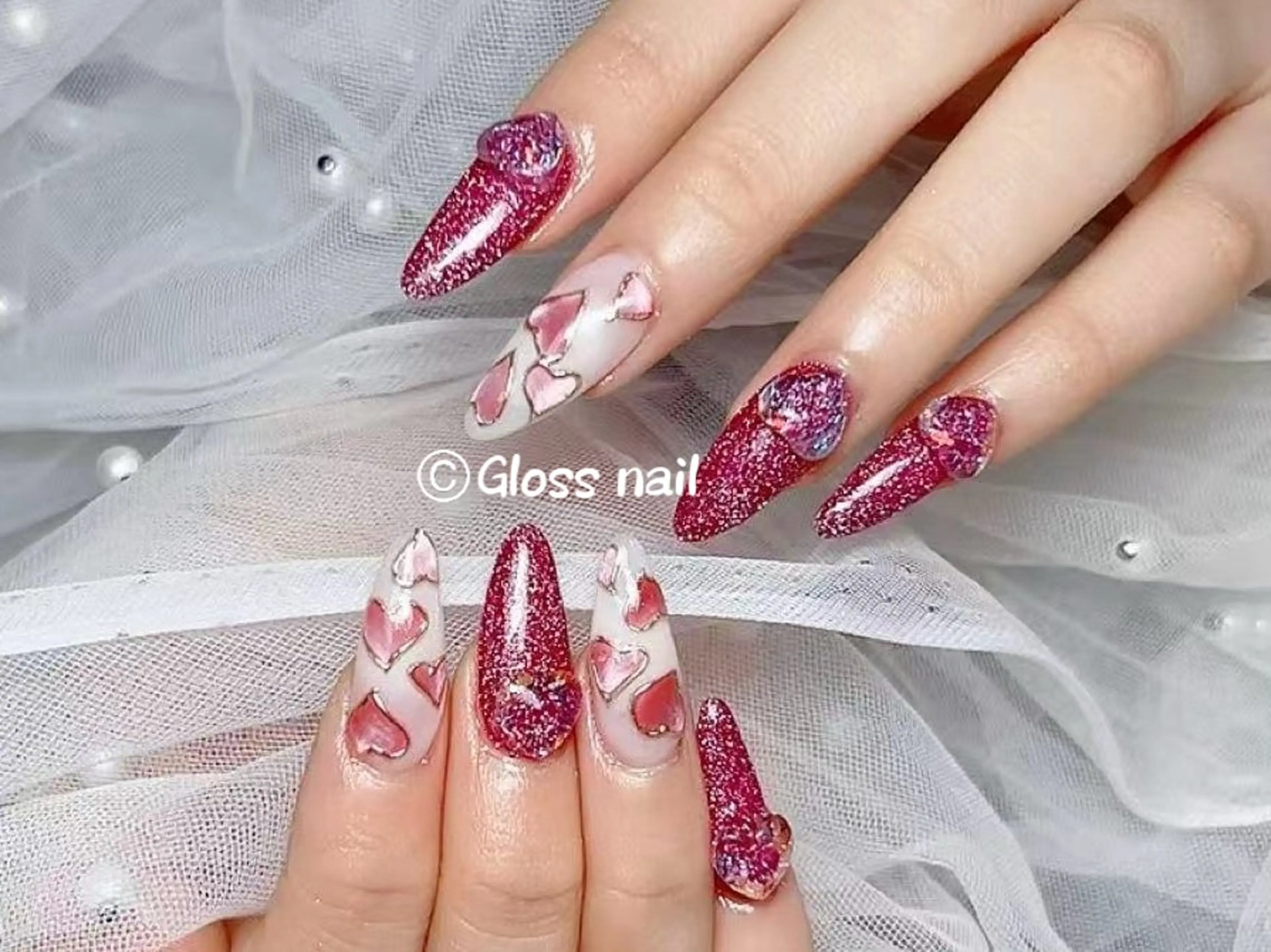 ネイル ハンドネイル Gloss nail salonジェル＆長さだし専門店所属・Meri💅ジェル& チップ長さだし専門のネイルデザイン
