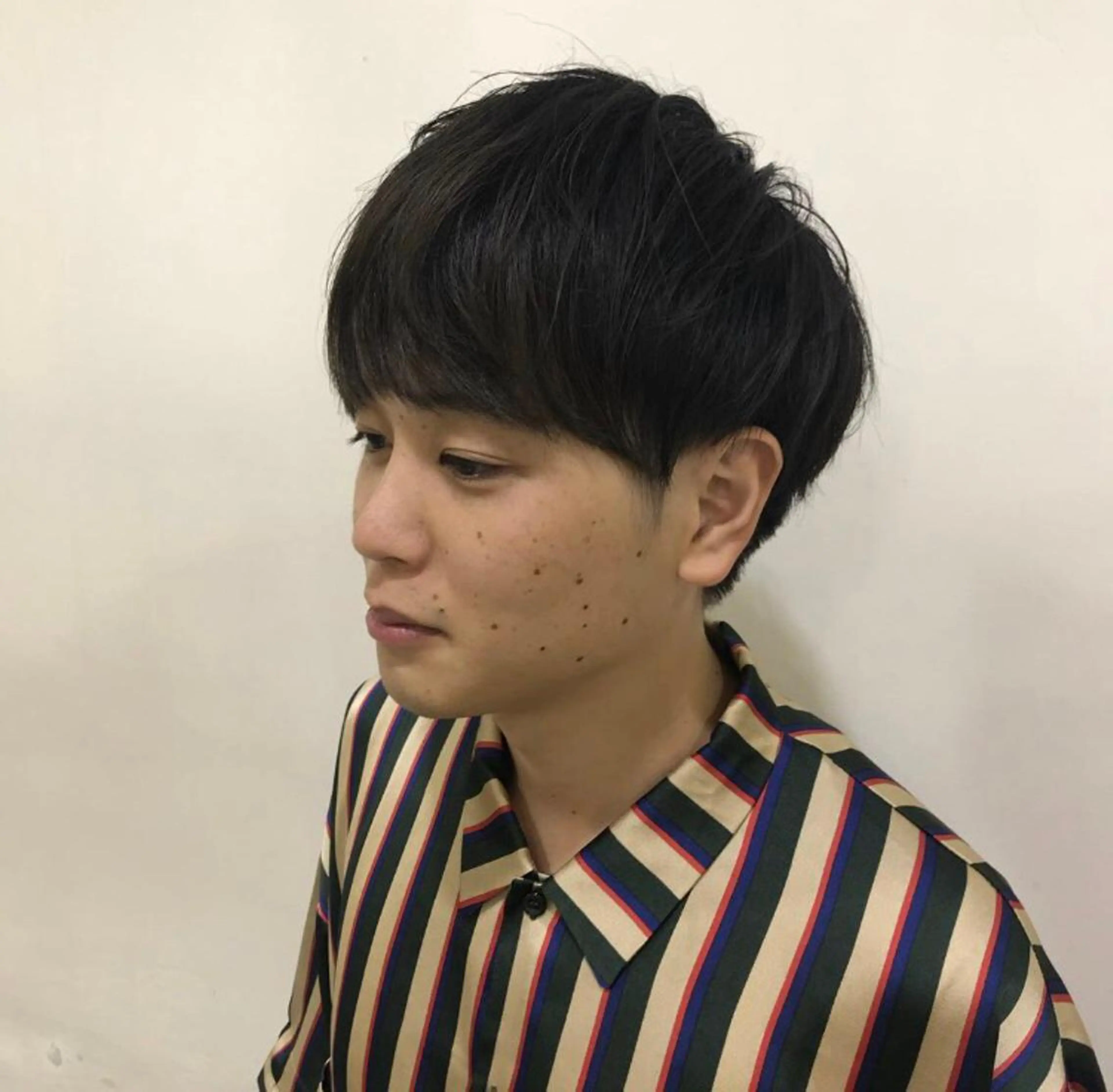 ショート メンズ AMI ウルフパーマ/メンズのヘアスタイル