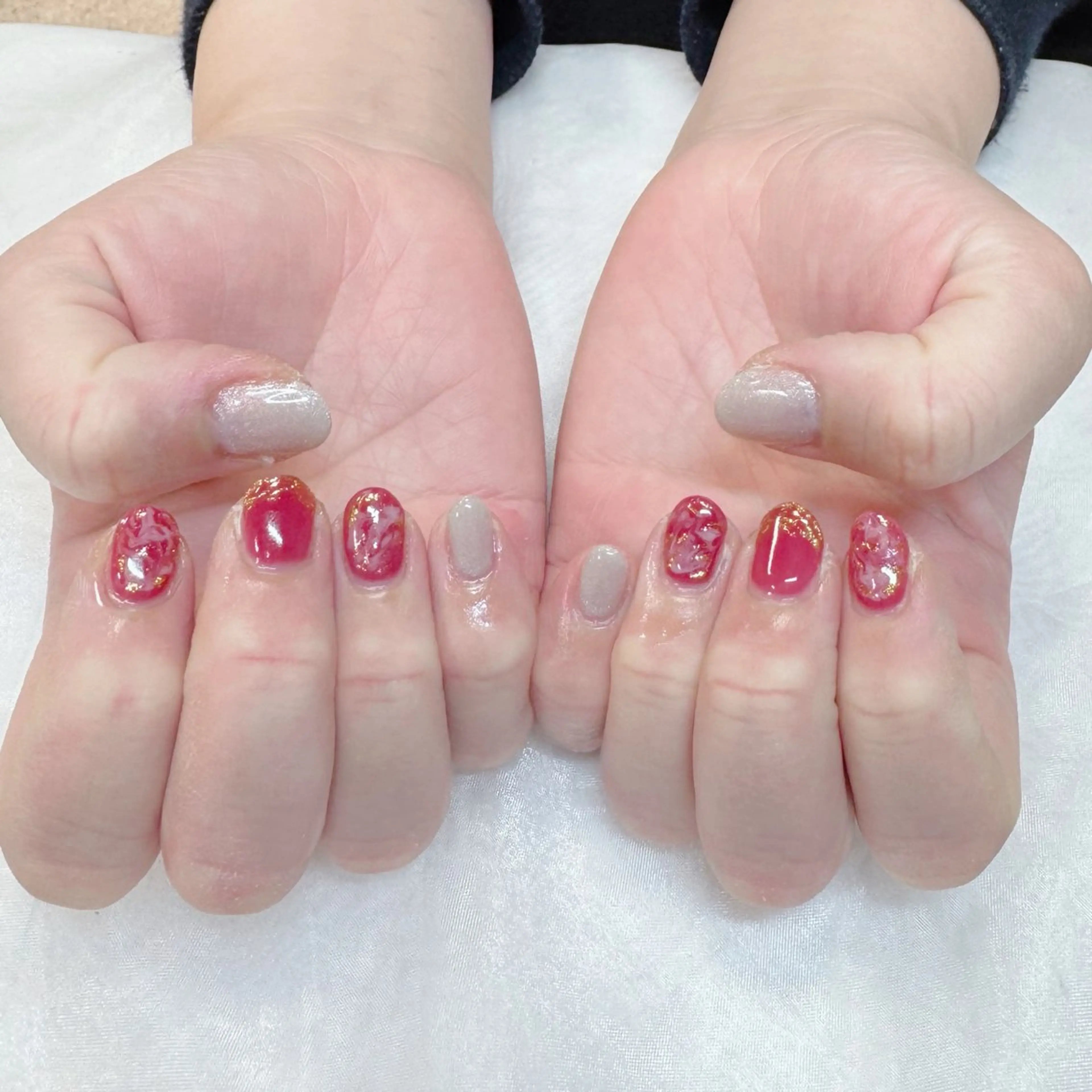 ネイル ニュアンスネイル ピンク 春ネイル maruyasu. yのネイルデザイン