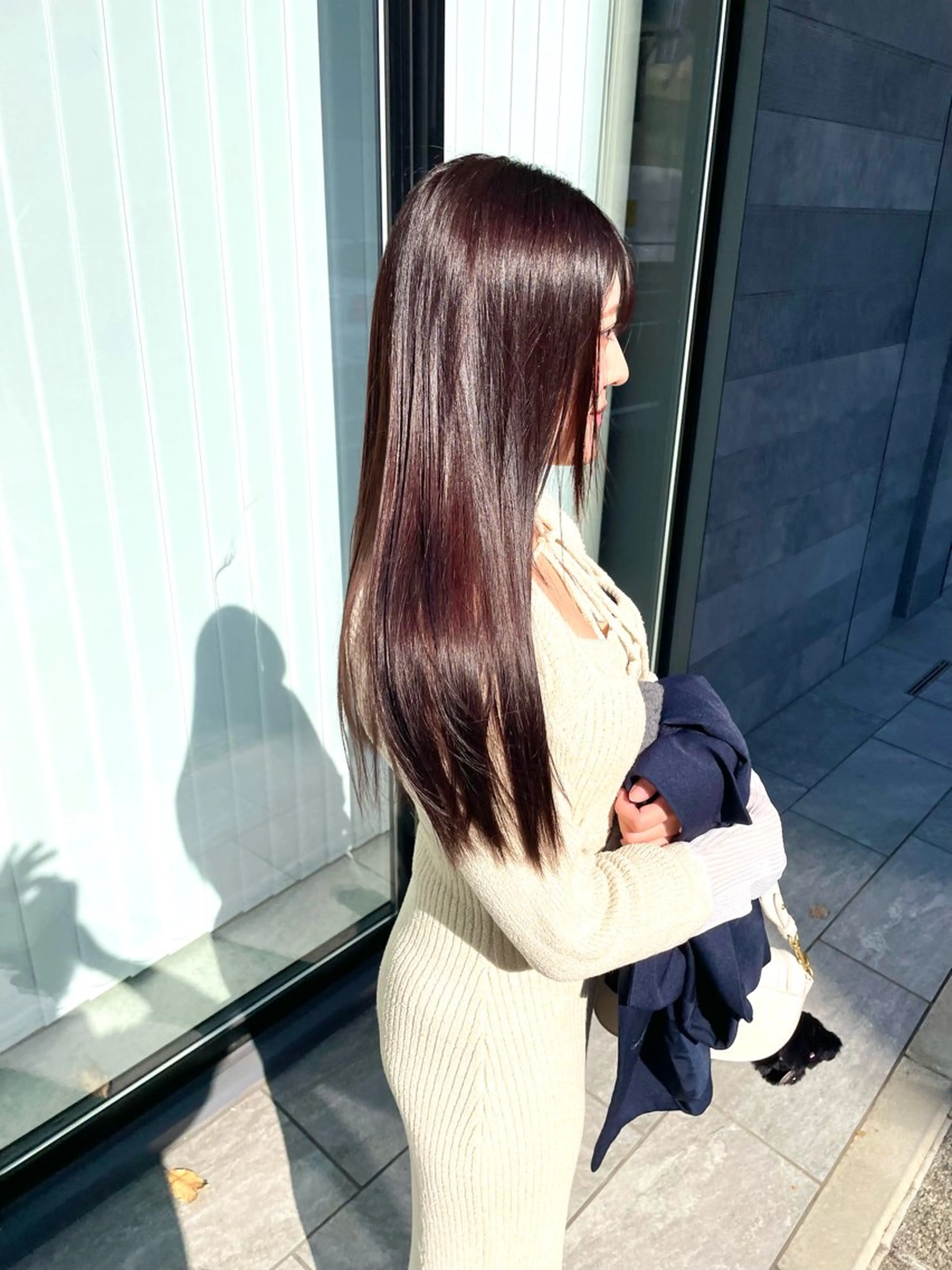 セミロング カラー カット ヘアカラー トリートメント 髪質改善水素TR× レイヤーカット/熊澤のヘアスタイル