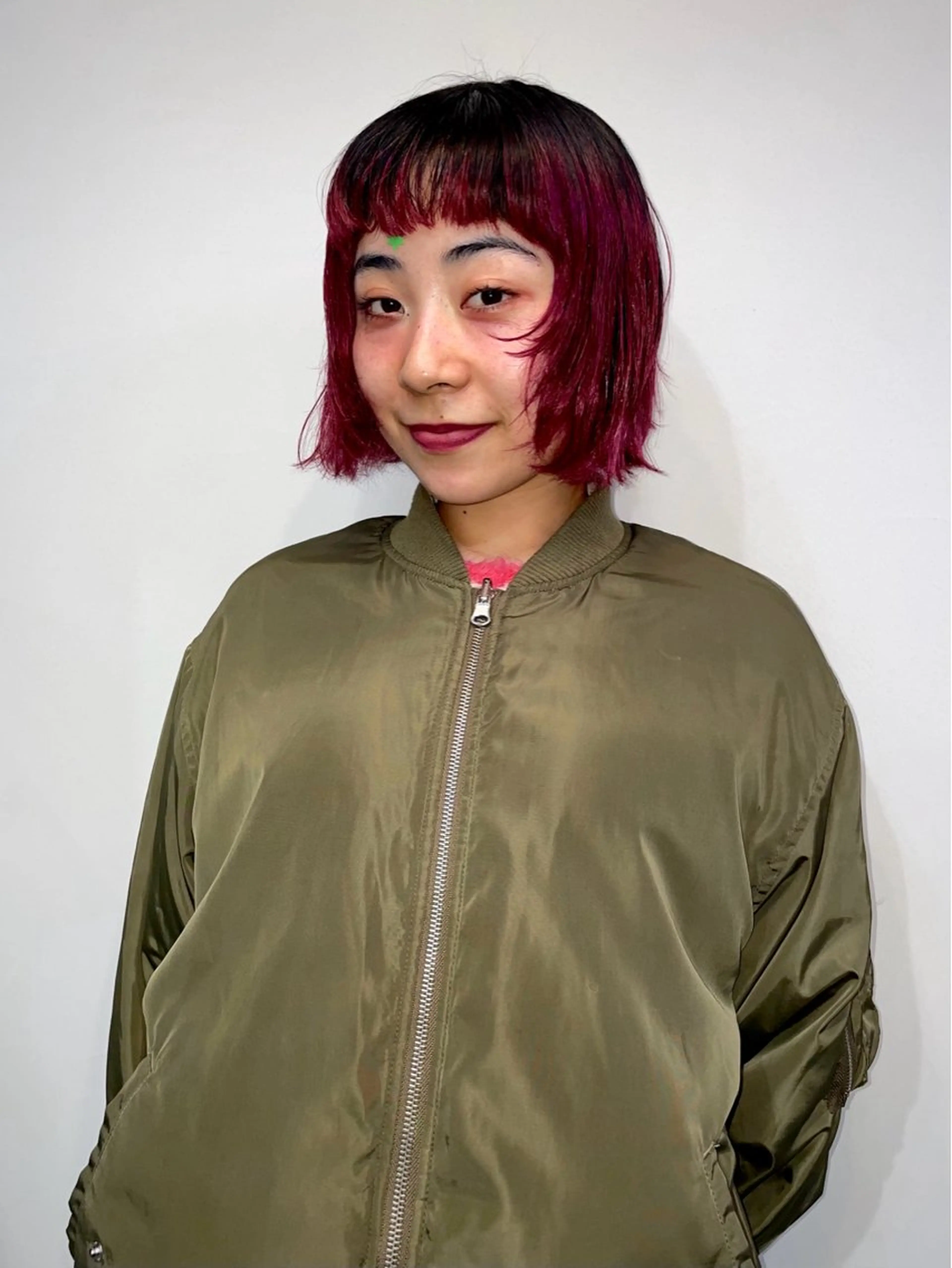 ミディアム カラー ヘアカラー BRIDGE所属・透明感カラー/パーマ hitomiのヘアスタイル