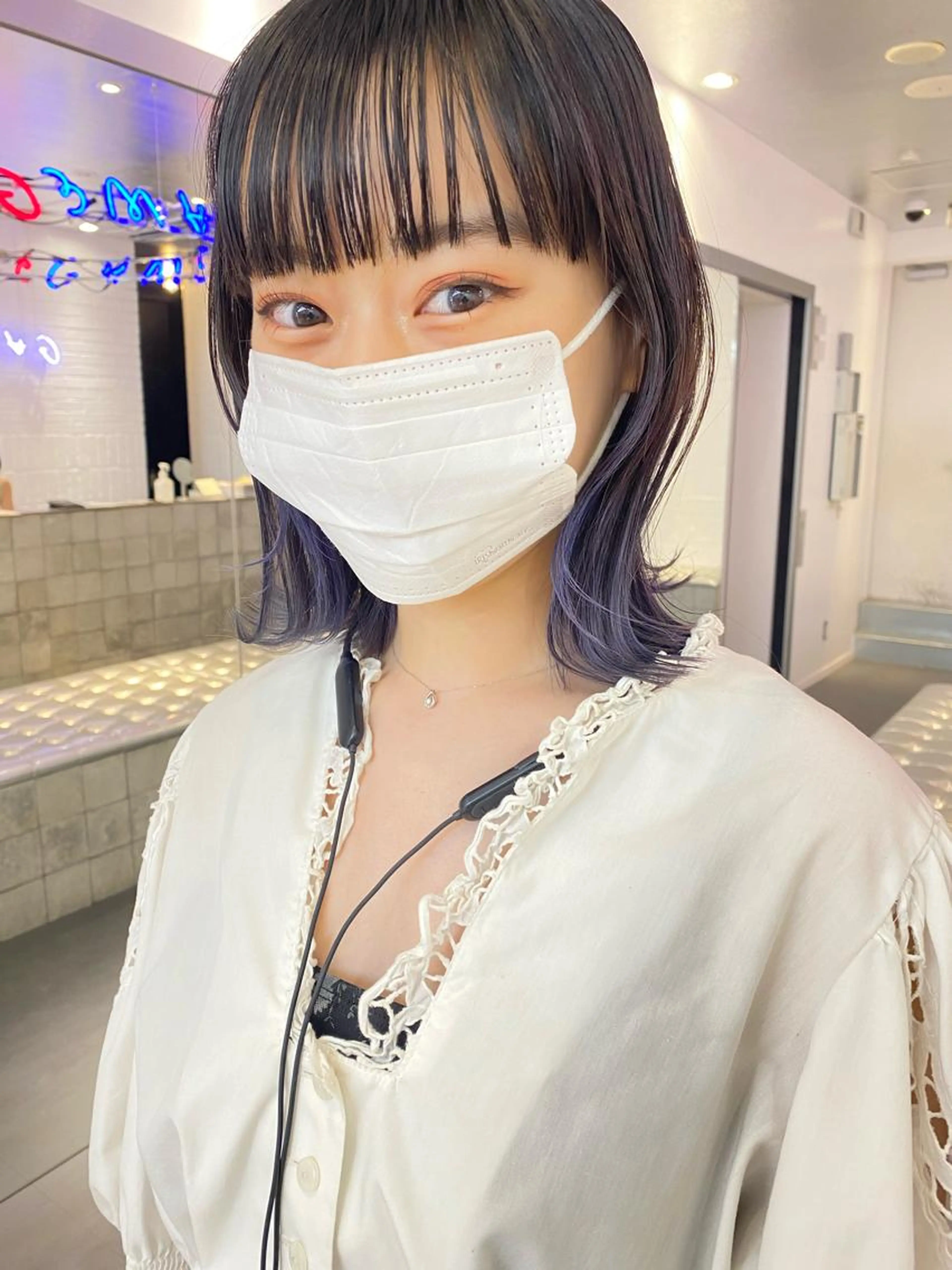 🪐イヤリングカラー🪐イヤリングブリーチ+イヤリングカラー+2stトリートメントの写真