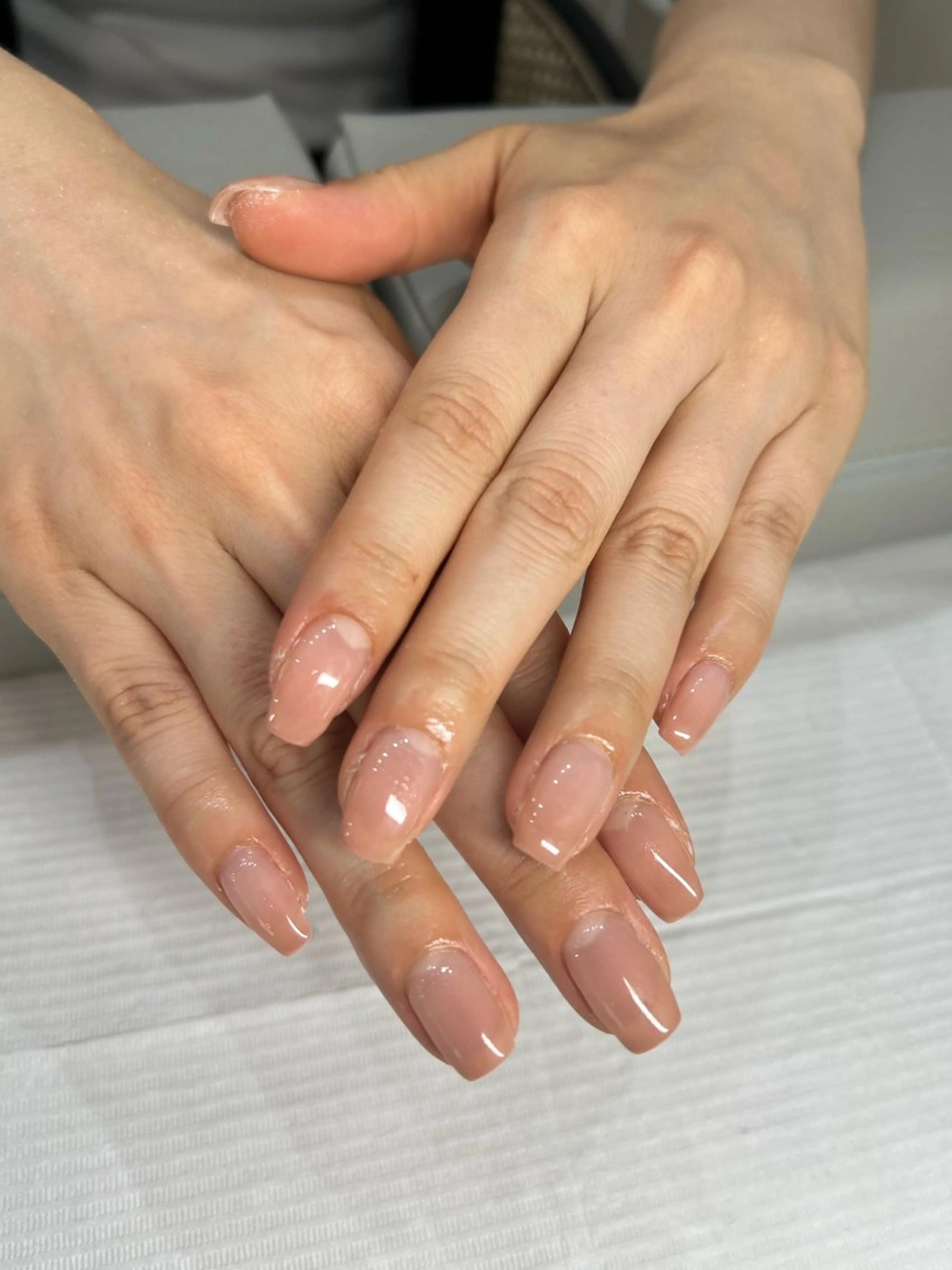 ネイル グラデーション THE BALM🤍 金宮のネイルデザイン