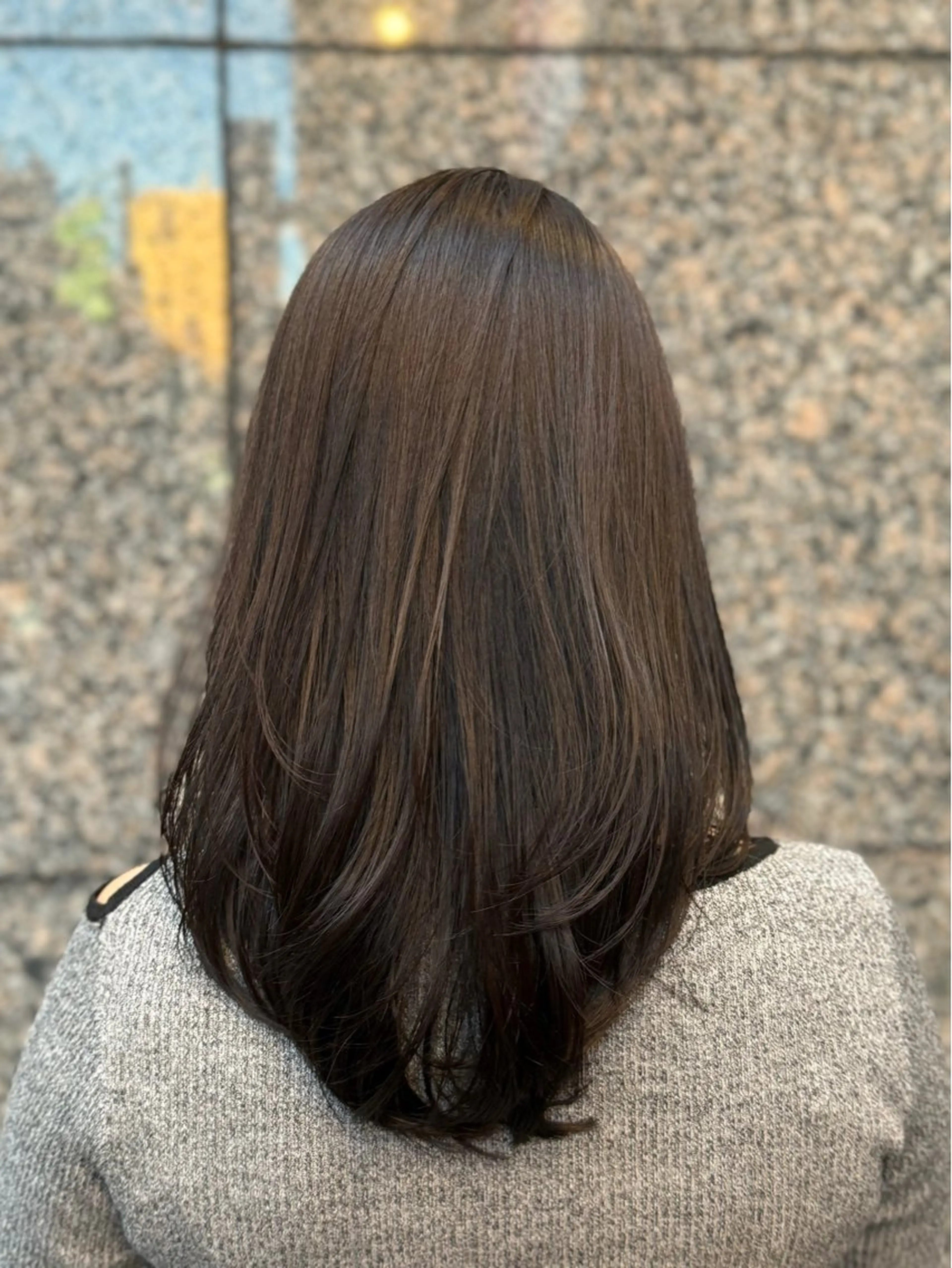 ミディアム カラー Harris　表参道・外苑前・青山　表参道本店所属・艶カラー/ハイトーン /アレンジ/meiのヘアスタイル