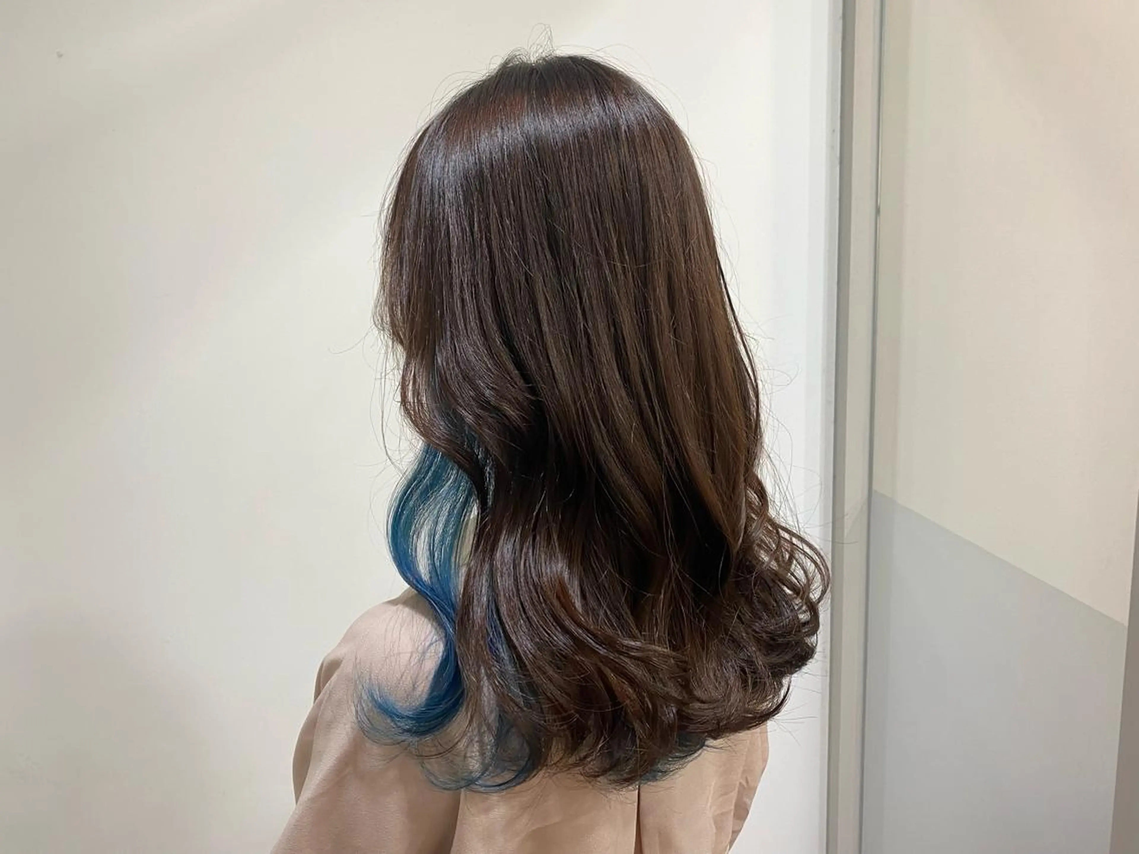 ロング カラー たなか もえなのヘアスタイル