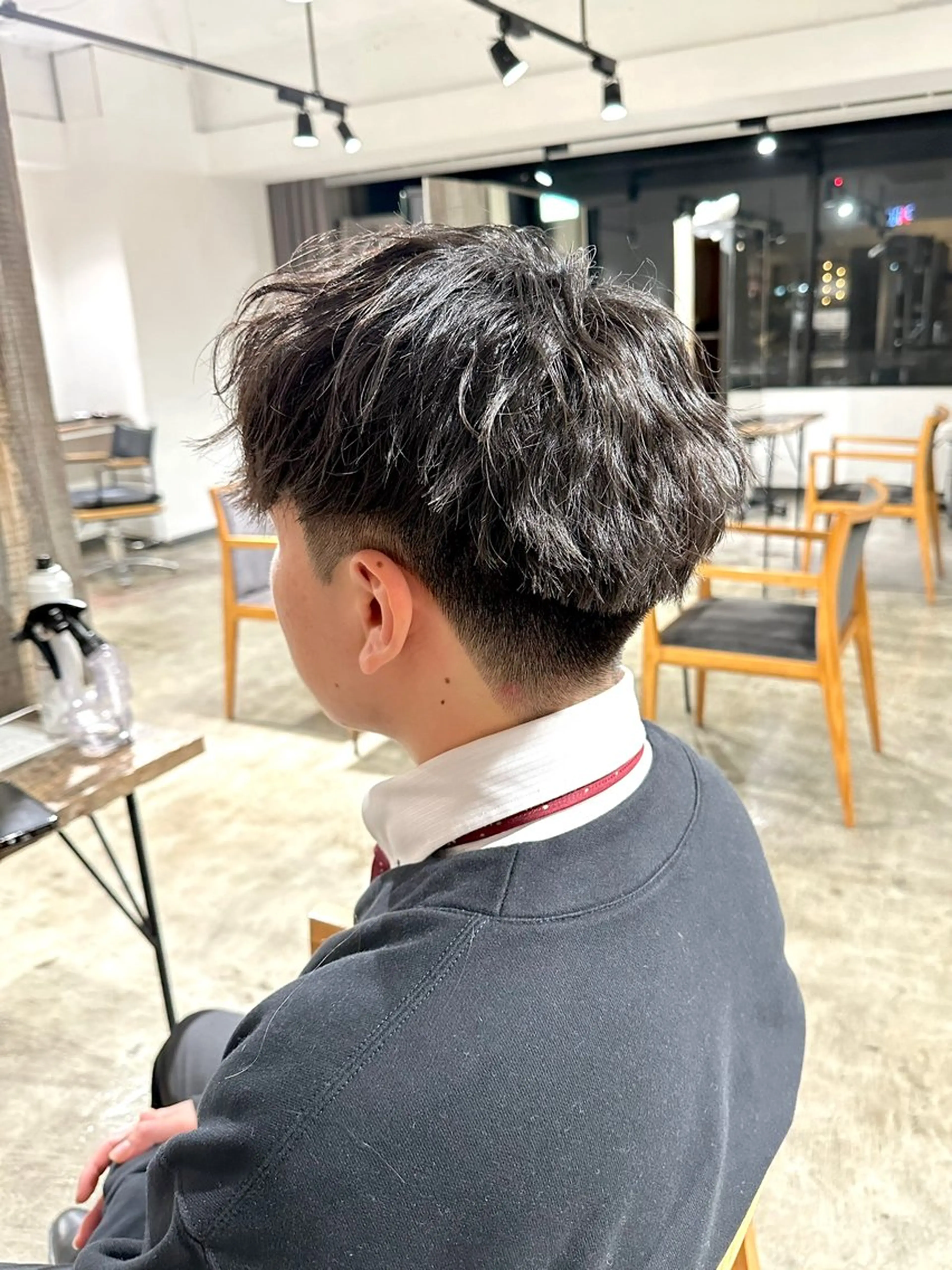 メンズ ビジネス マッシュ メンズパーマ カット 骨格補正施術/メンズ 専門美容師/YUYAのヘアスタイル