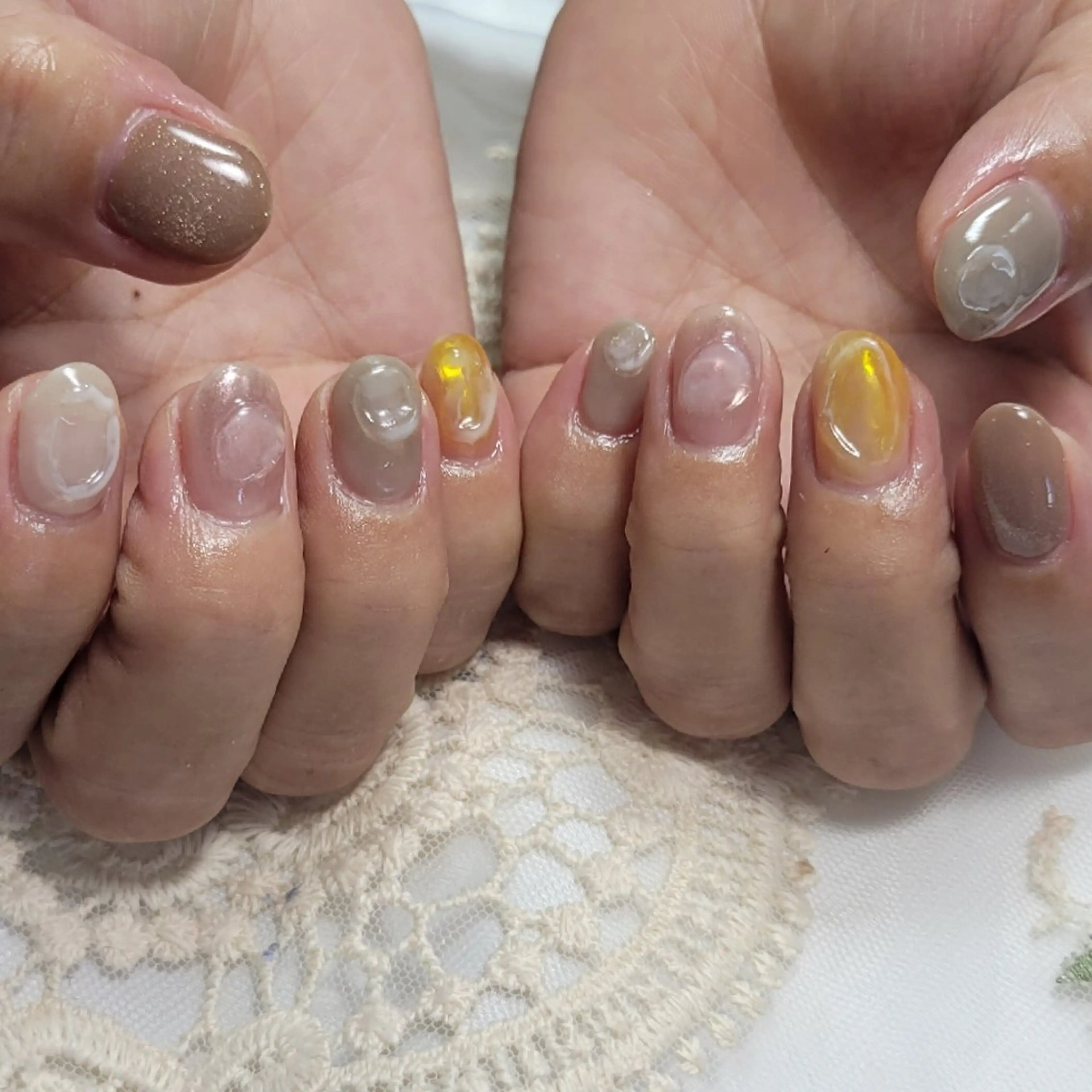 ネイル ハンドネイル ネイルサロンほっこり kanaのネイルデザイン