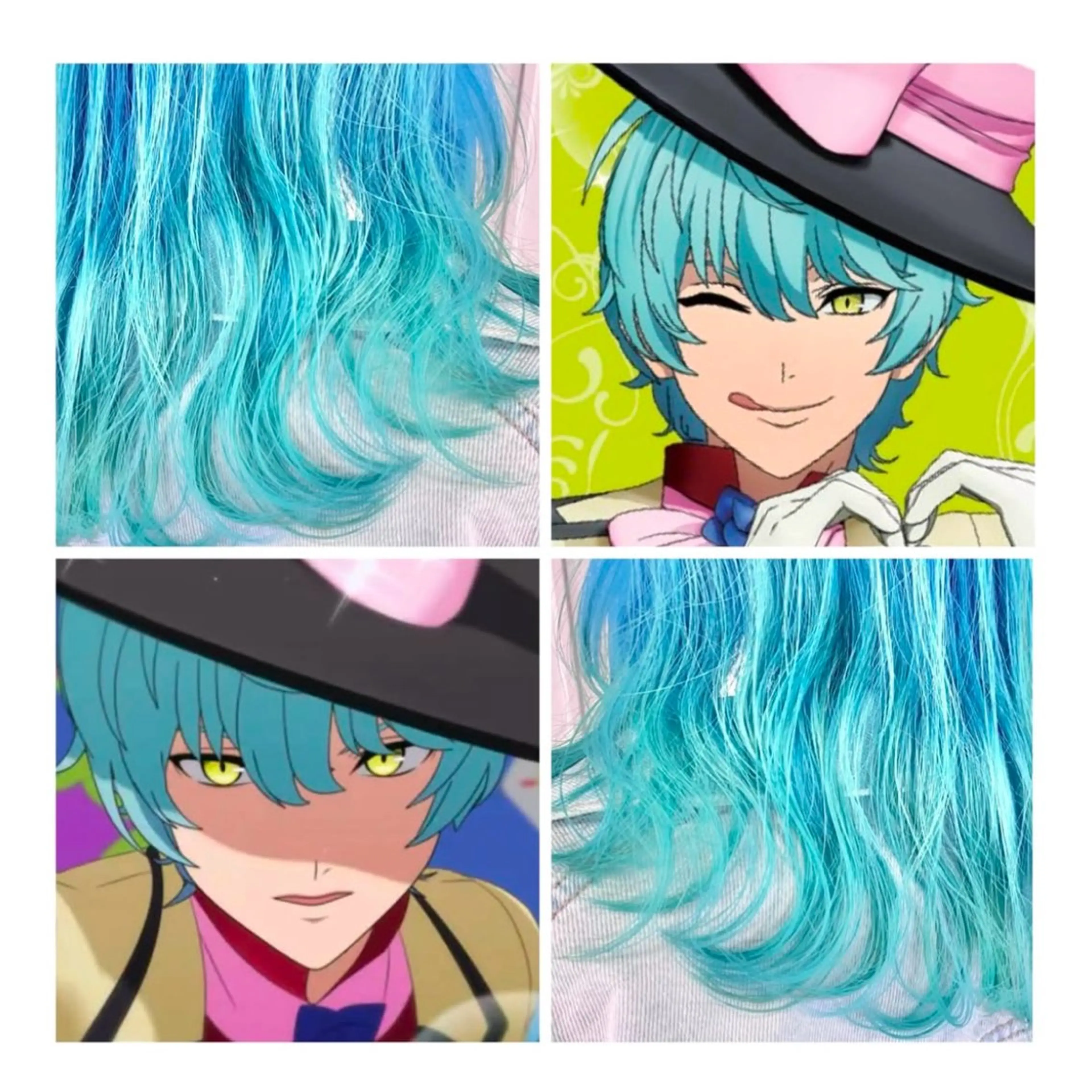 ミディアム カラー ミント ヘアカラー GARU-ガル-所属・TSUNO🦖 派手髪/オタク美容師のヘアスタイル