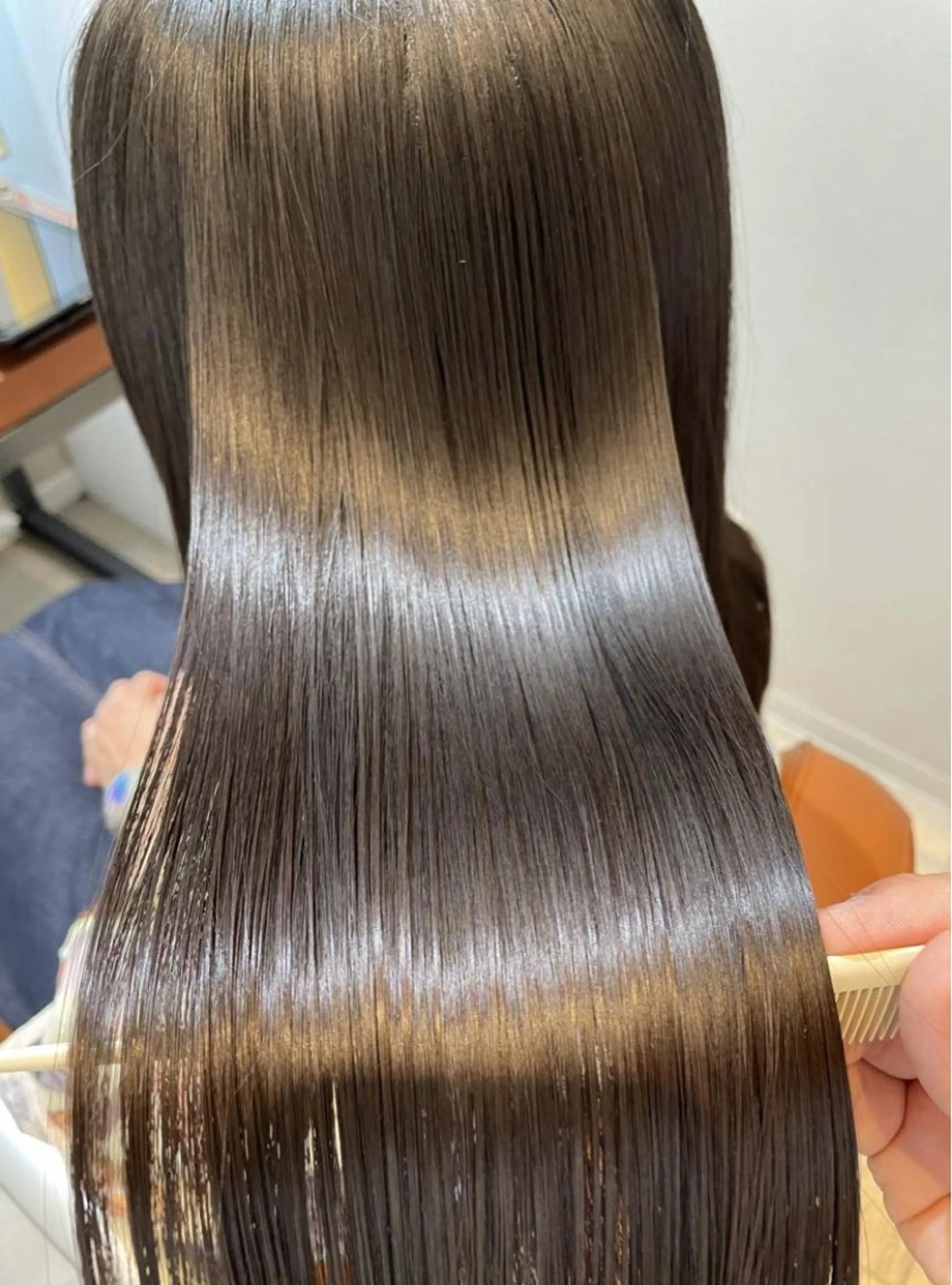 ロング くせ毛 髪質改善 縮毛矯正 トリートメント 大人女性特化｜北千住 ・艶髪｜JIROのヘアスタイル