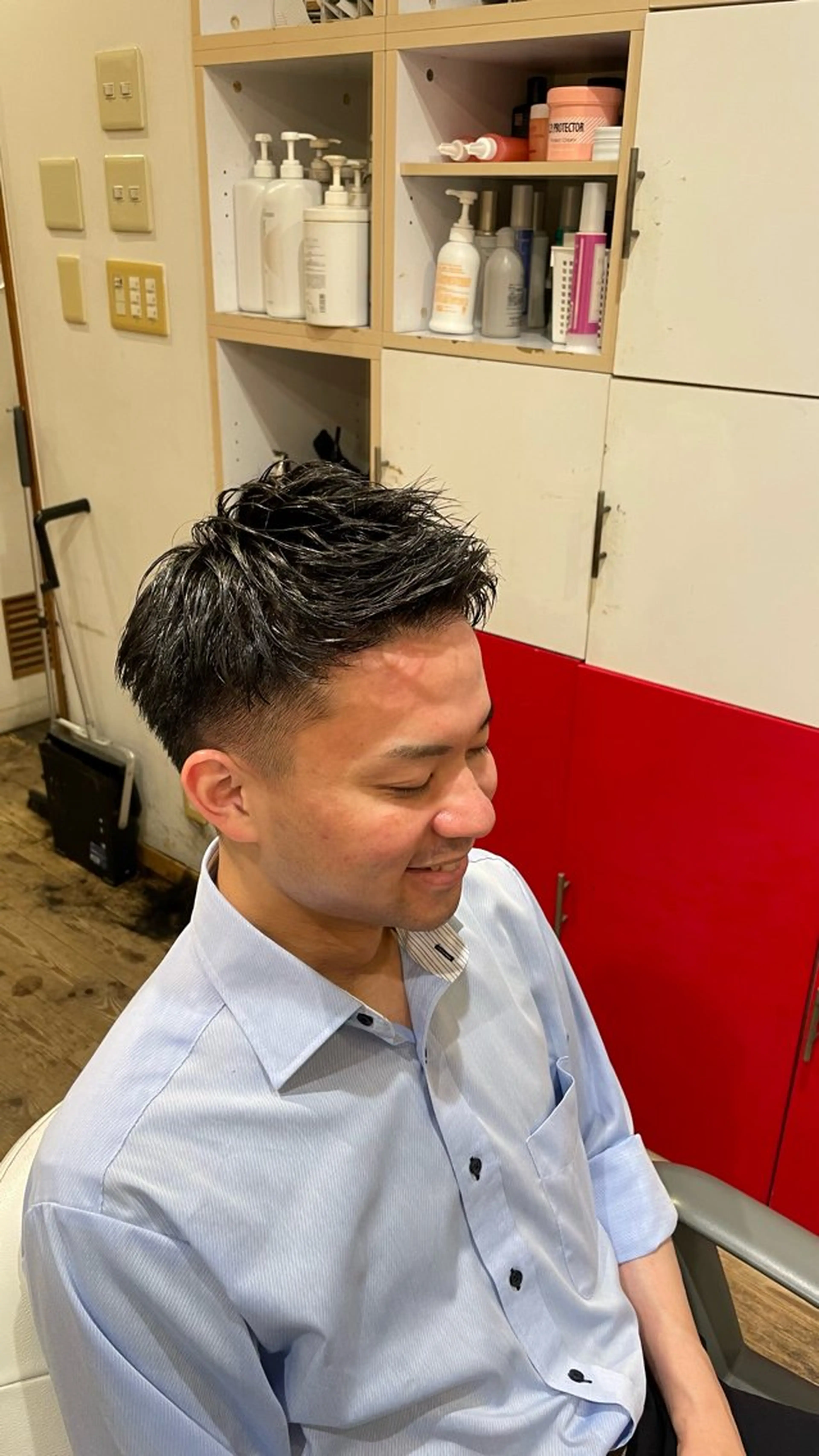 ショート メンズ 椿 大輔のヘアスタイル