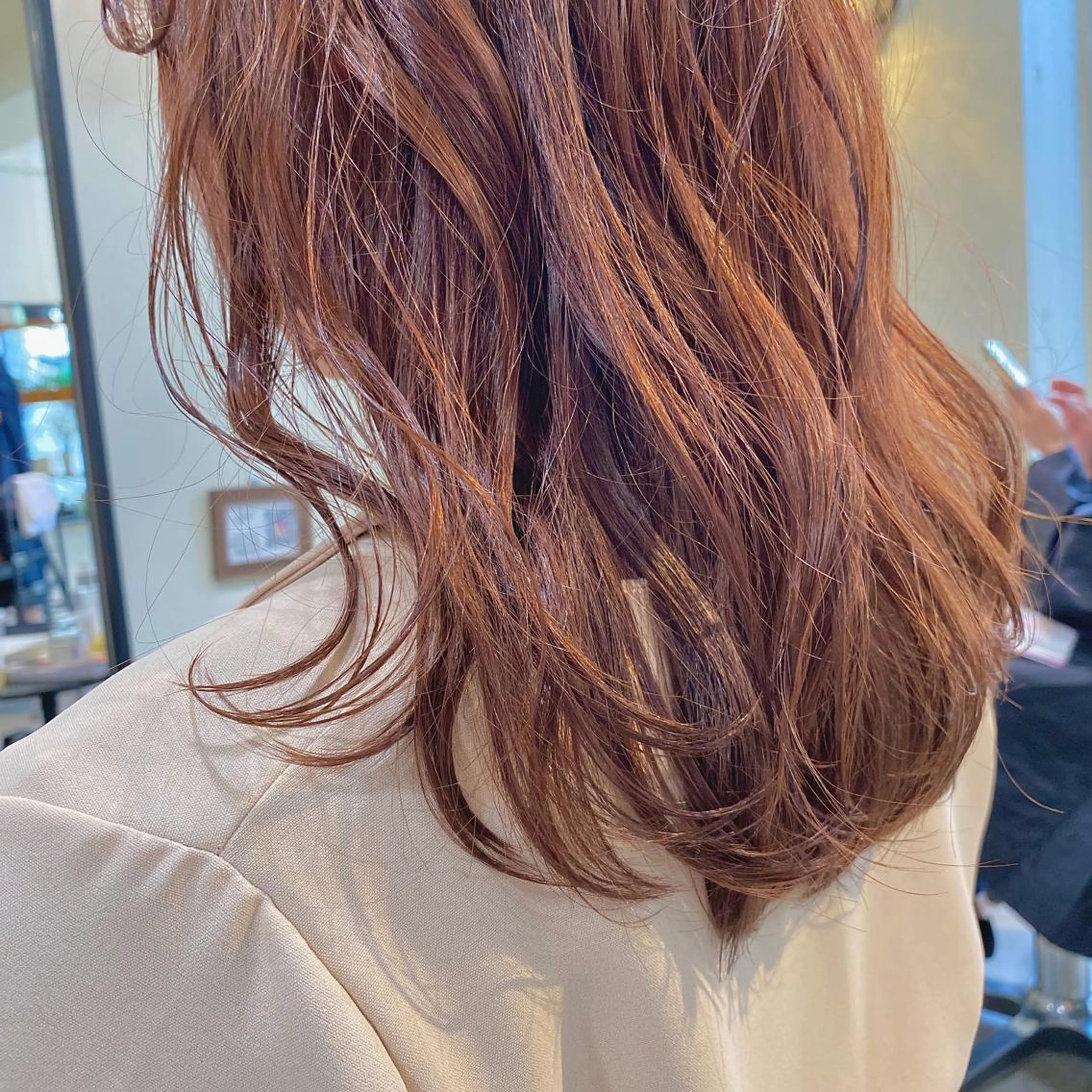 セミロング カラー ヘアアレンジ カット ヘアカラー トリートメント ヘッドスパ tane.所属・【ダメージレス施術】 【透明感】北村 拓也のヘアスタイル