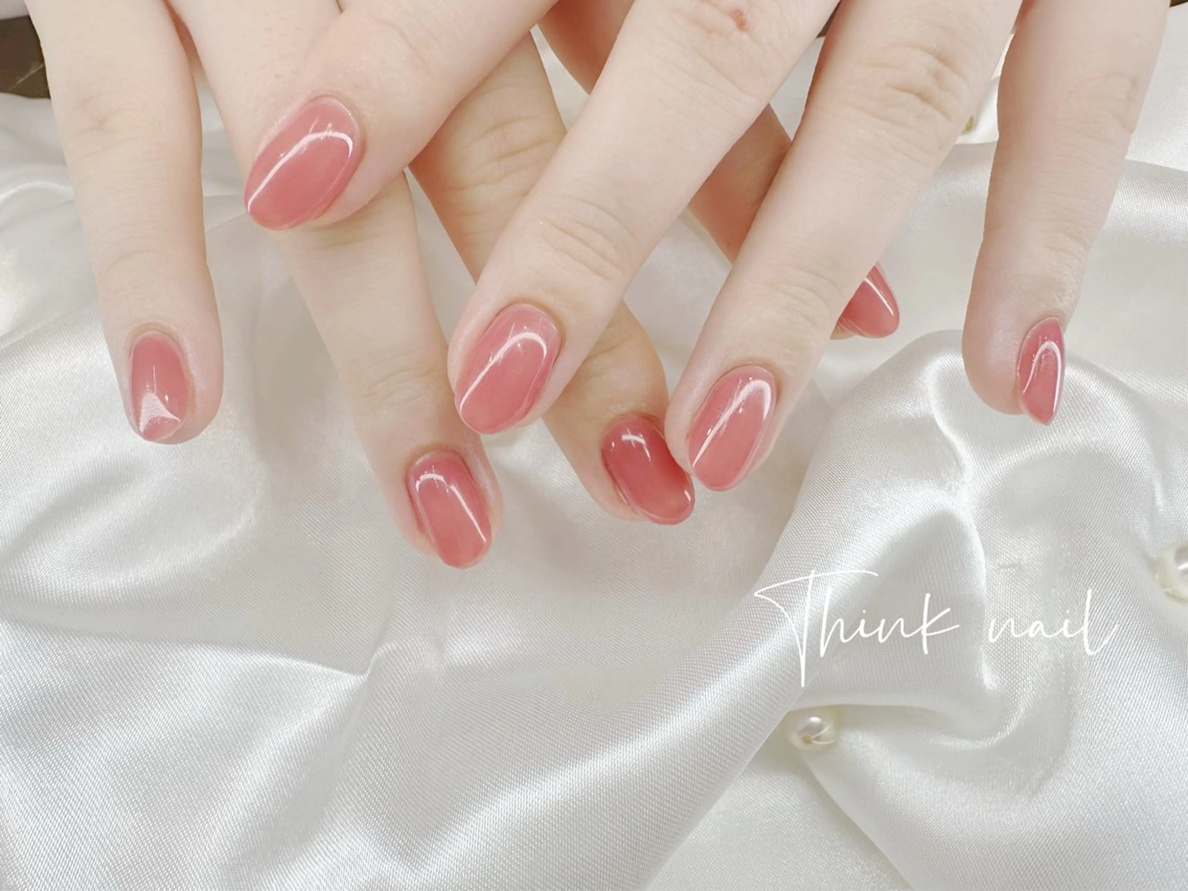 💅ワンカラー💅ラメグラデーションの写真