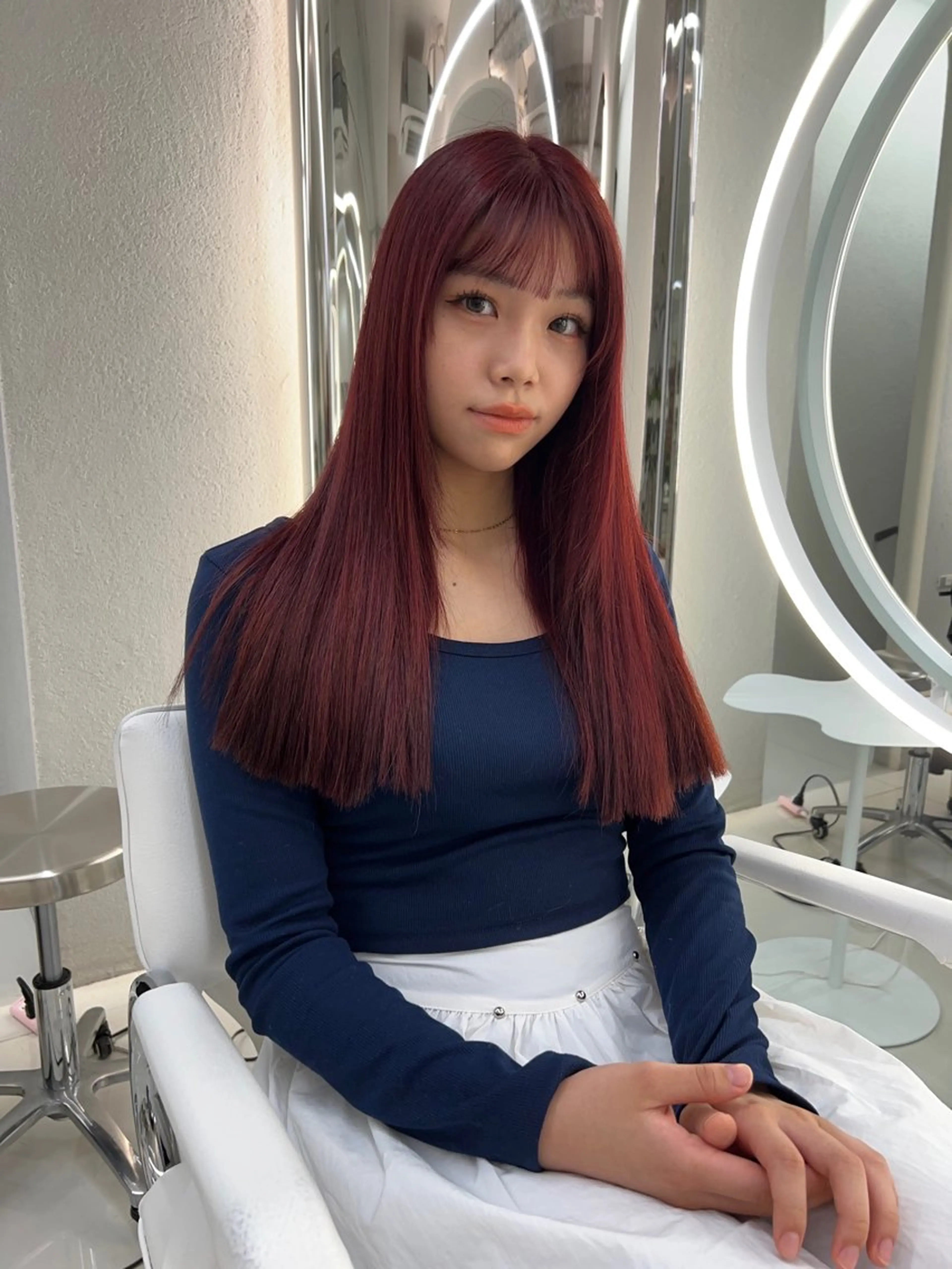 ロング カラー GAGA所属・GAGA AMIKAのヘアスタイル