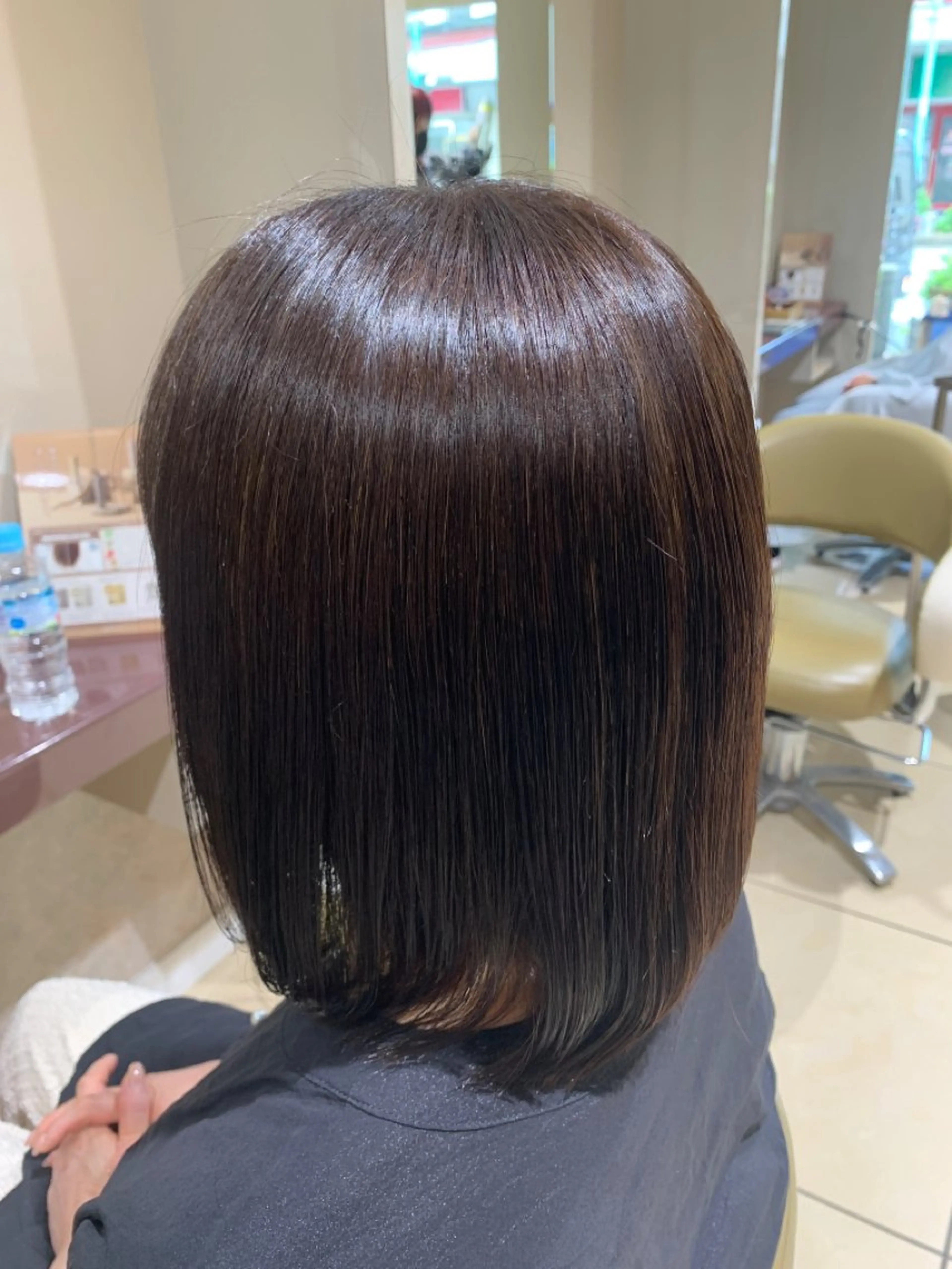 ミディアム 大島 裕也のヘアスタイル