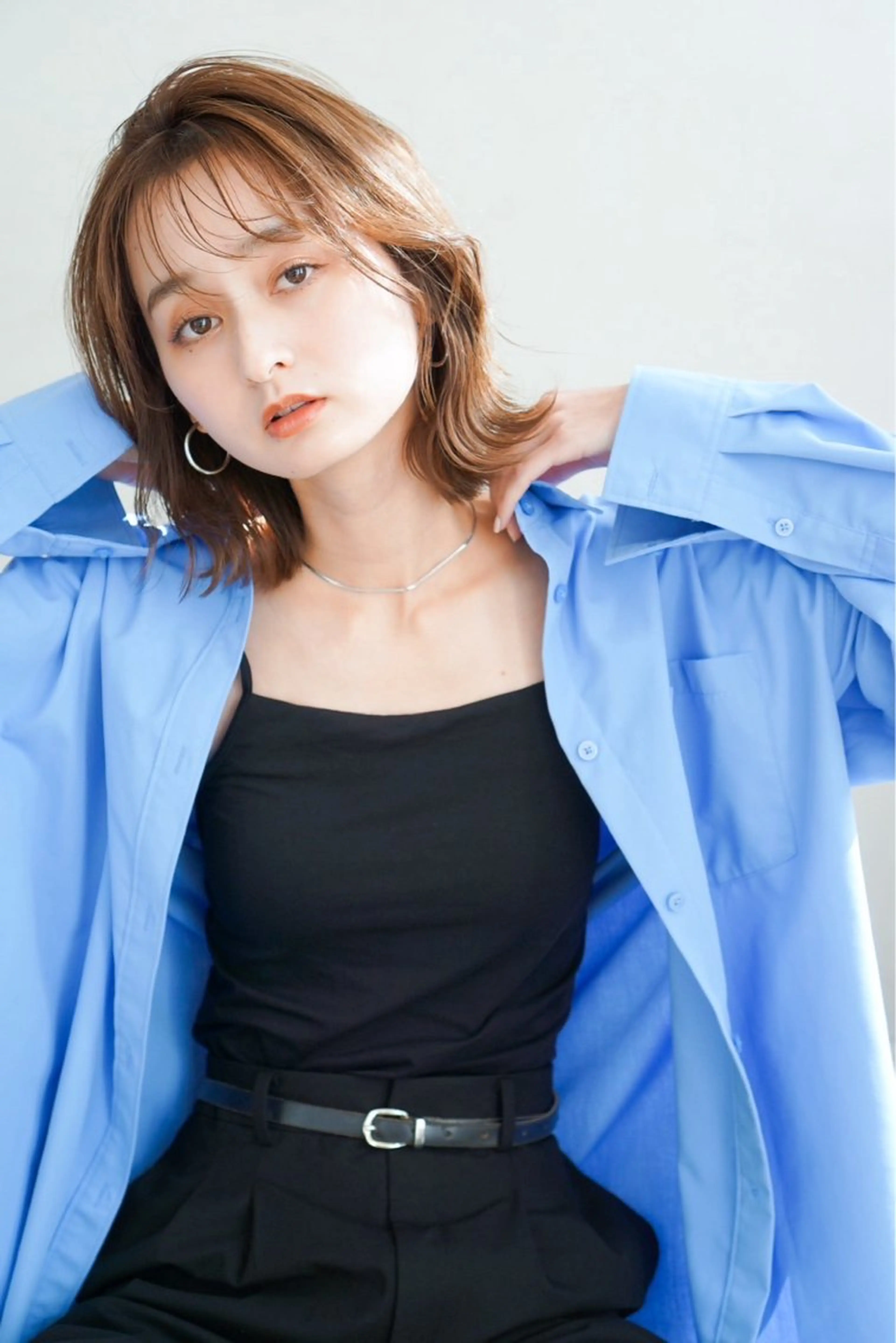 ミディアム Totia 元町・三ノ宮店所属・ちはる /カラー🌷のヘアスタイル