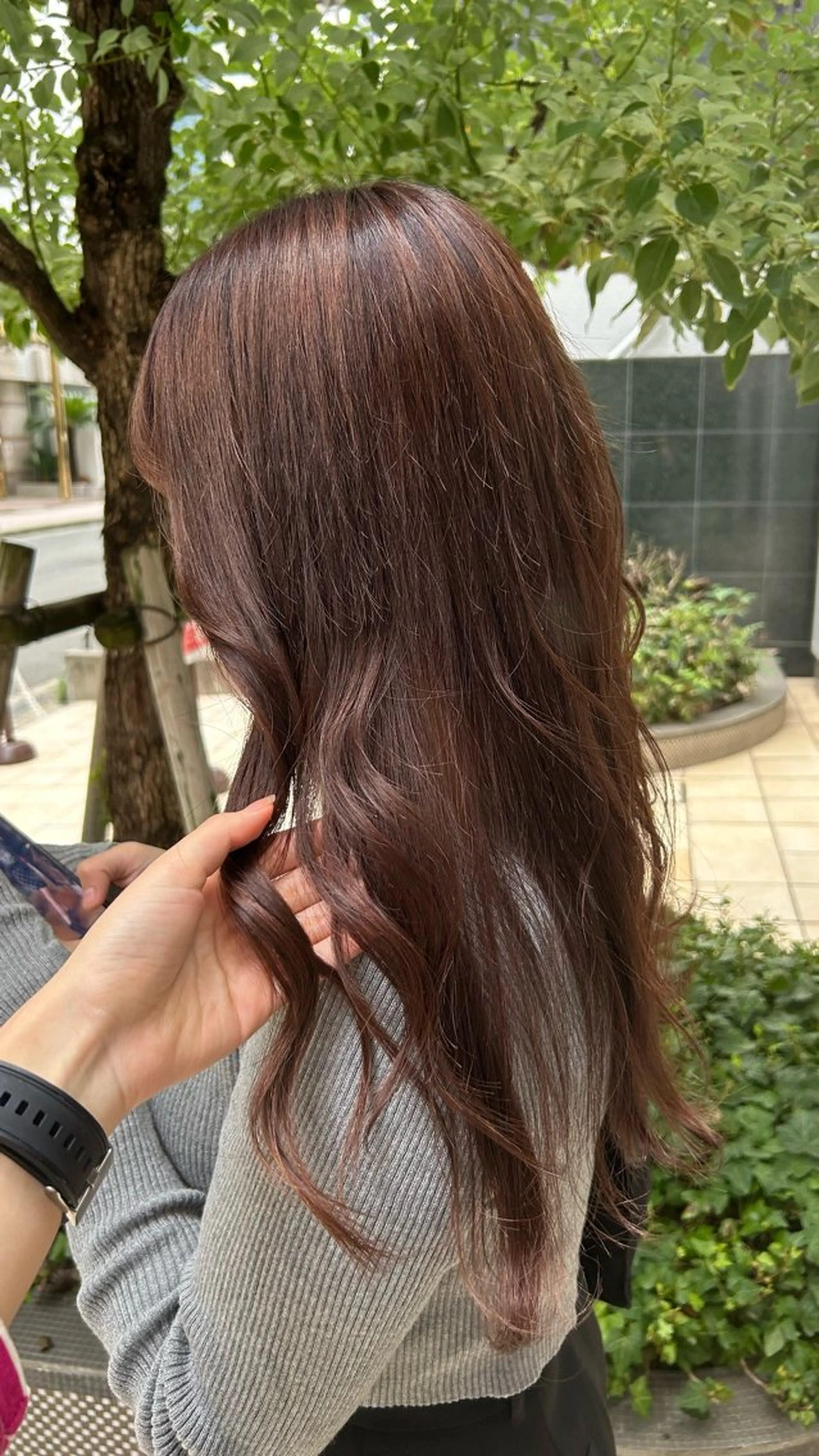 ロング 坂本 采音のヘアスタイル