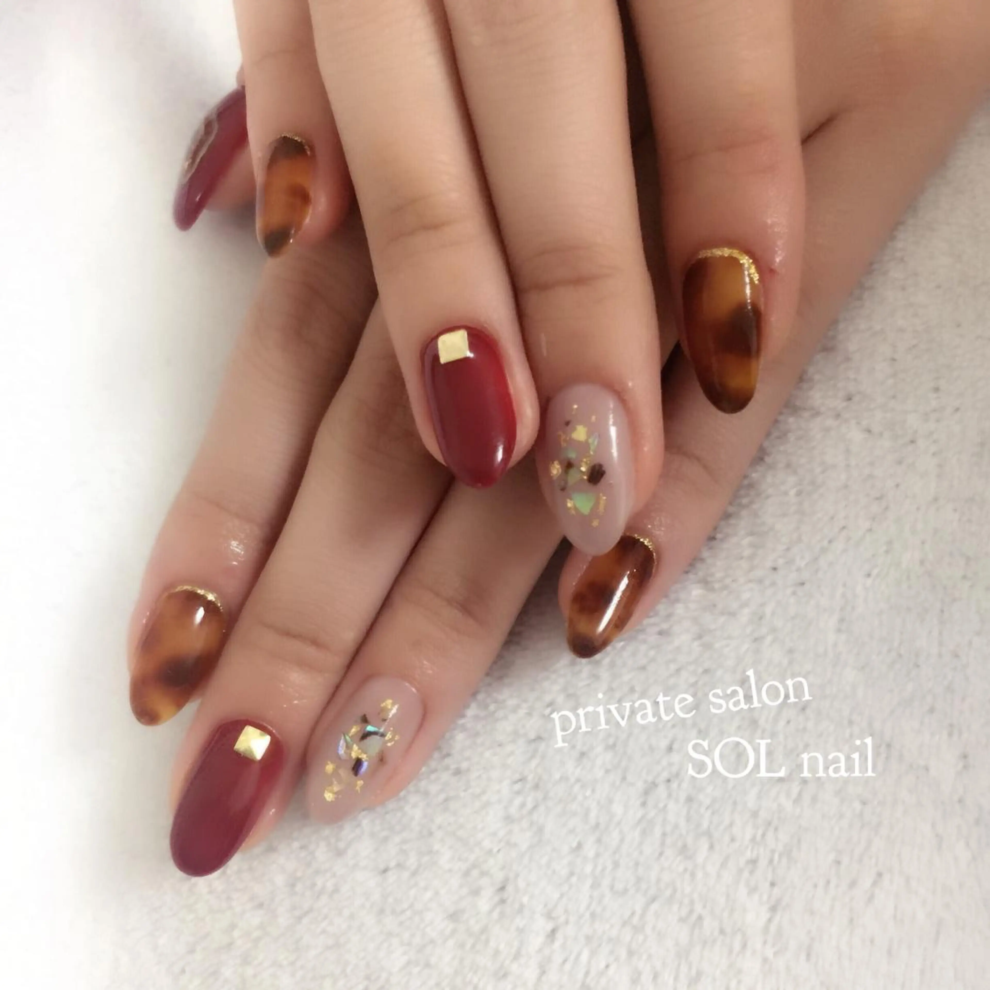 ネイル ハンドネイル SOL NAILのネイルデザイン